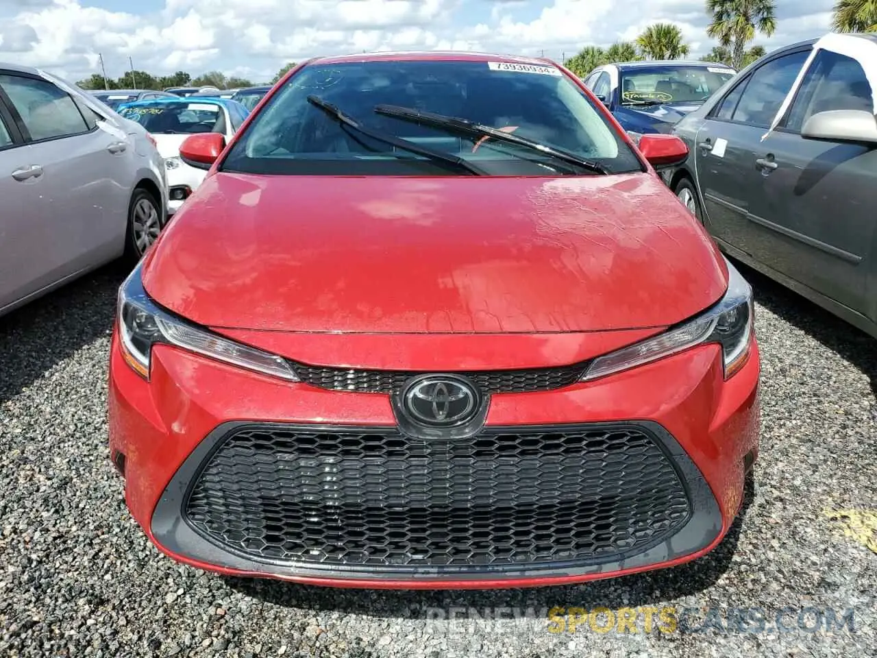 5 Photograph of a damaged car JTDEPMAE0MJ188456 TOYOTA COROLLA 2021