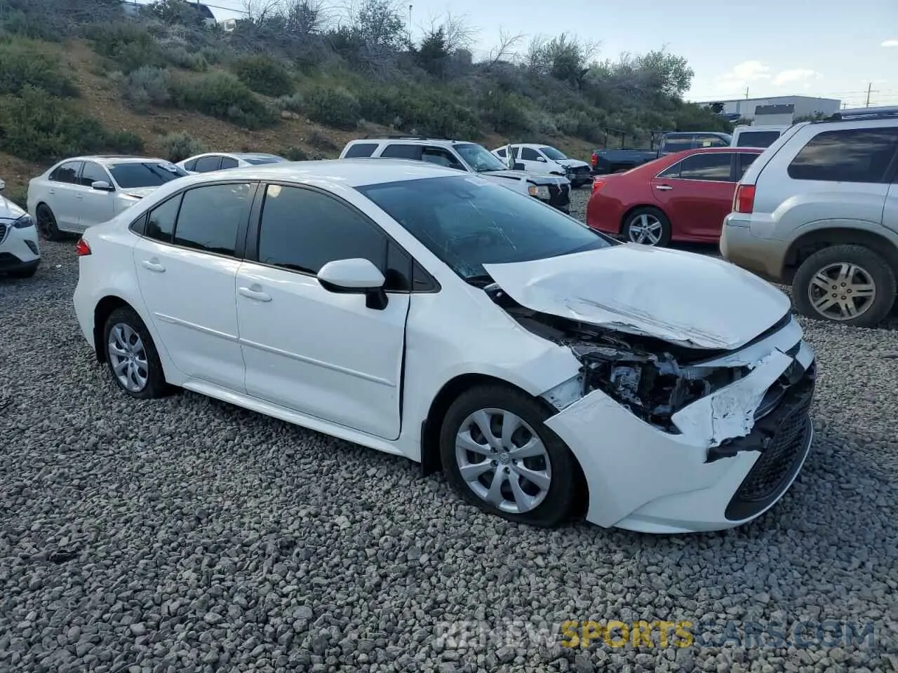 4 Photograph of a damaged car JTDEPMAE0MJ189669 TOYOTA COROLLA 2021