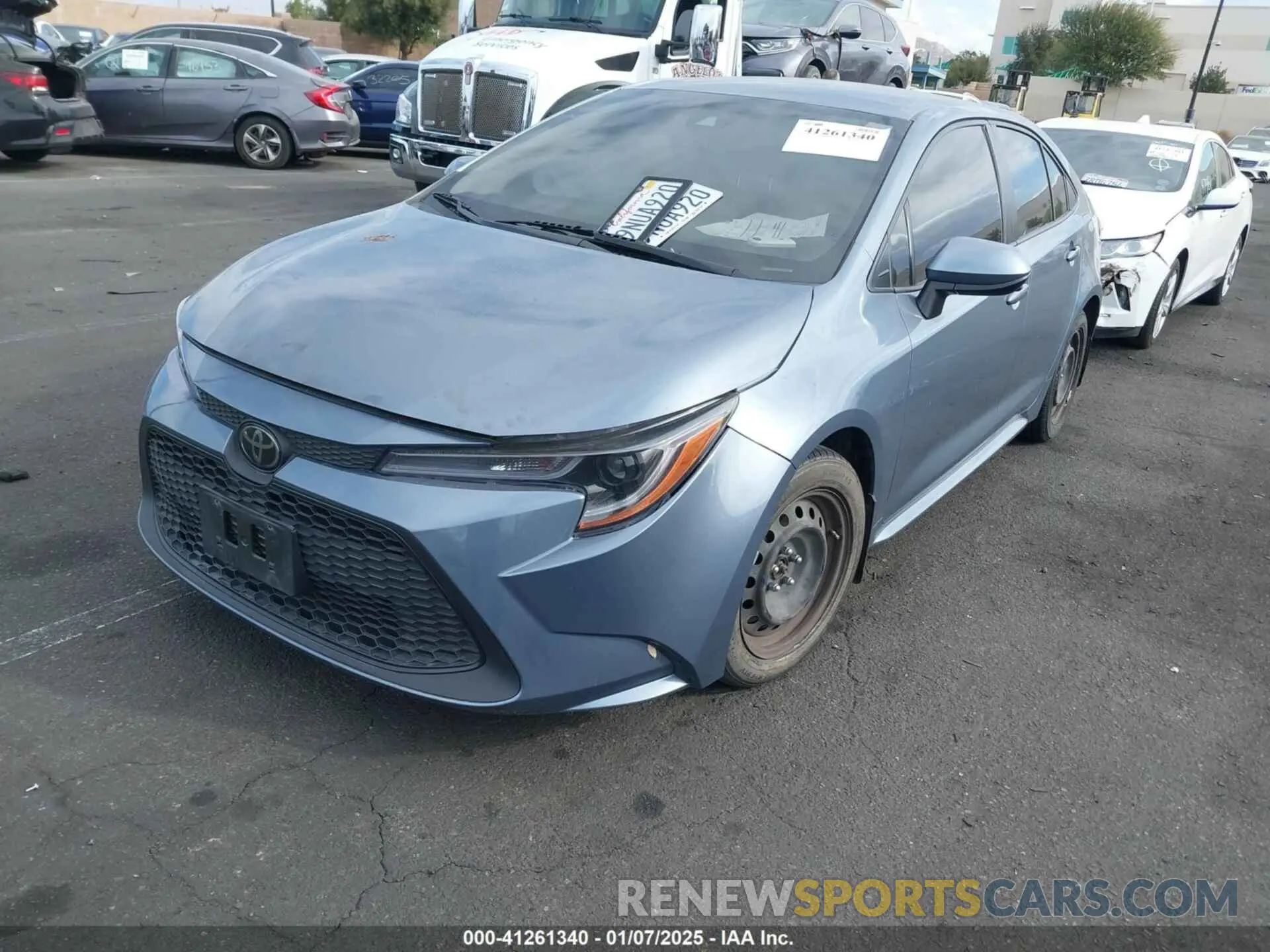 2 Photograph of a damaged car JTDEPMAE1MJ118836 TOYOTA COROLLA 2021