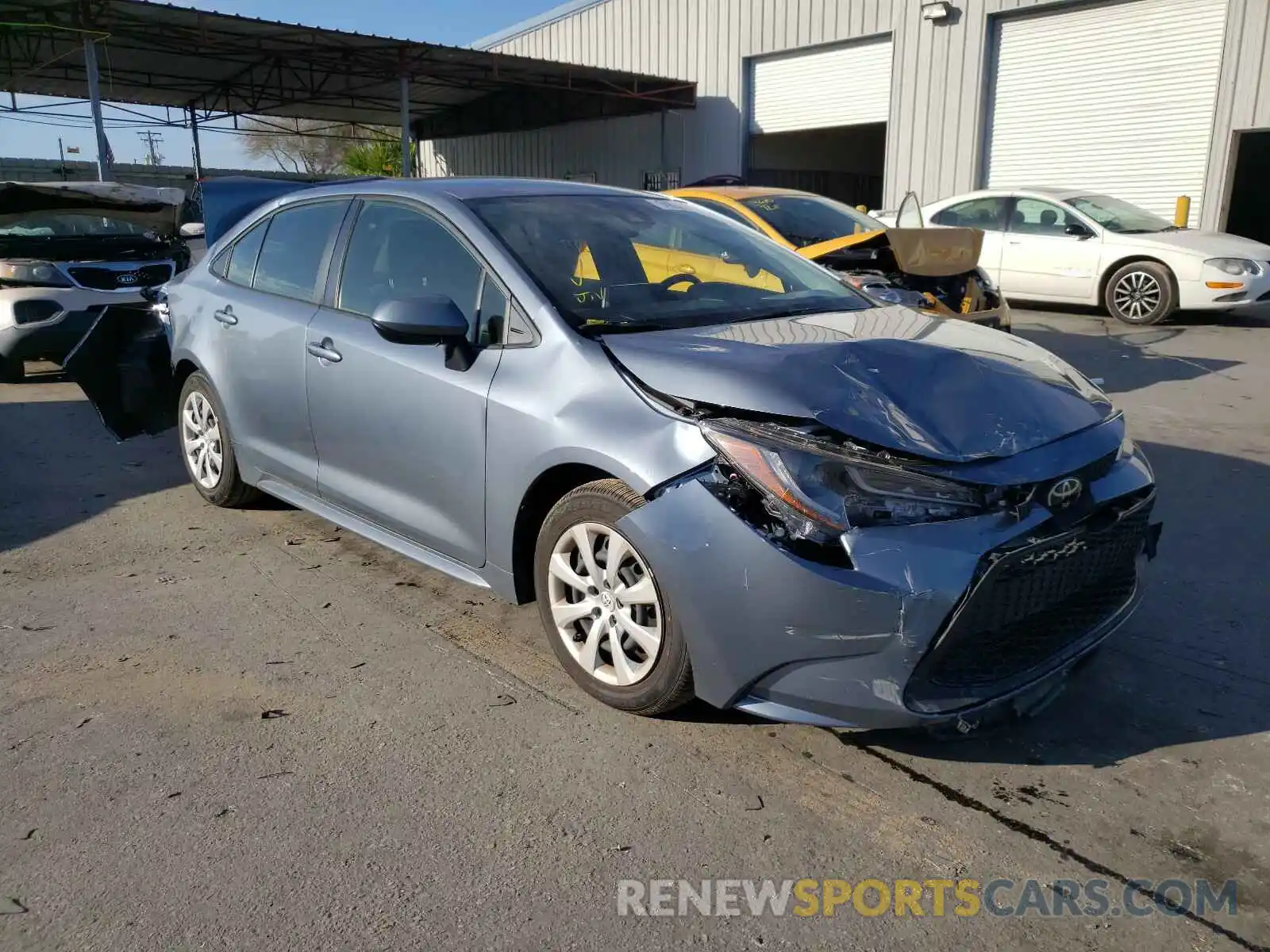 1 Photograph of a damaged car JTDEPMAE1MJ118979 TOYOTA COROLLA 2021