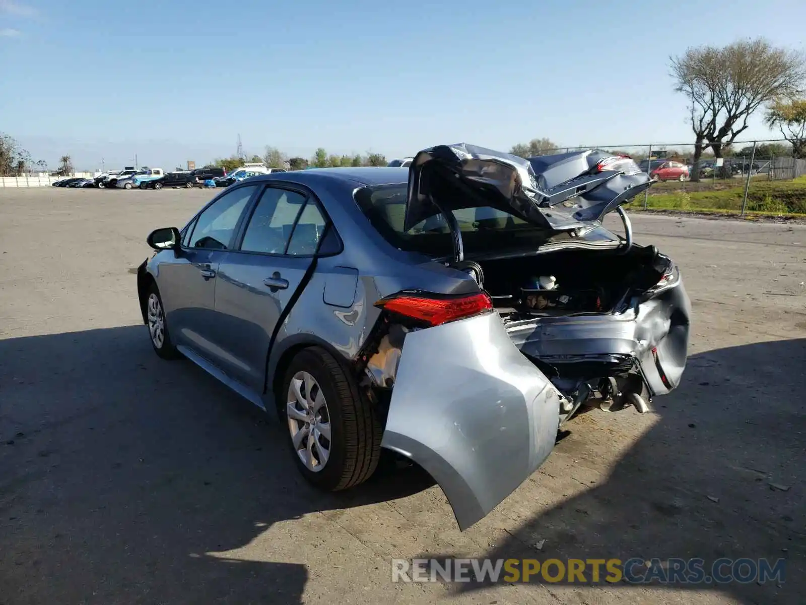 3 Photograph of a damaged car JTDEPMAE1MJ118979 TOYOTA COROLLA 2021