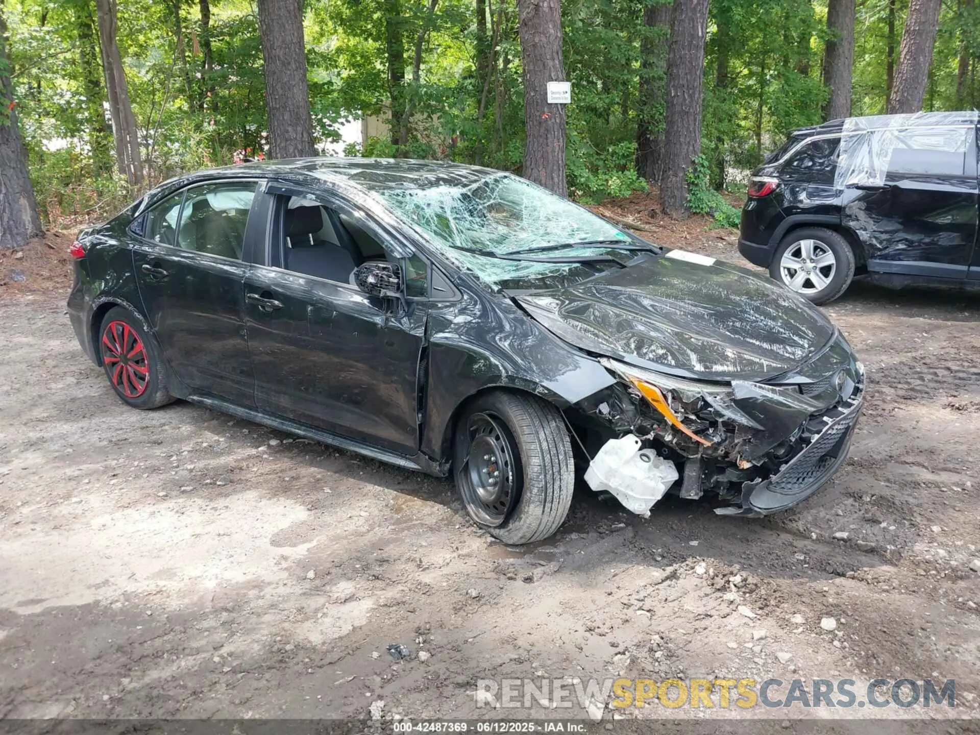 1 Photograph of a damaged car JTDEPMAE1MJ127116 TOYOTA COROLLA 2021