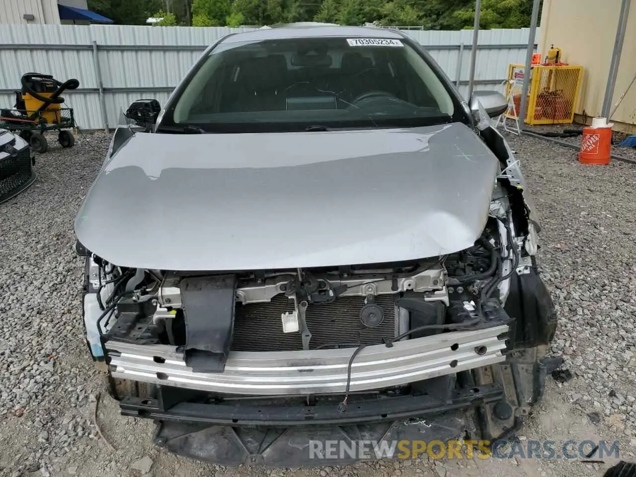5 Photograph of a damaged car JTDEPMAE1MJ128167 TOYOTA COROLLA 2021