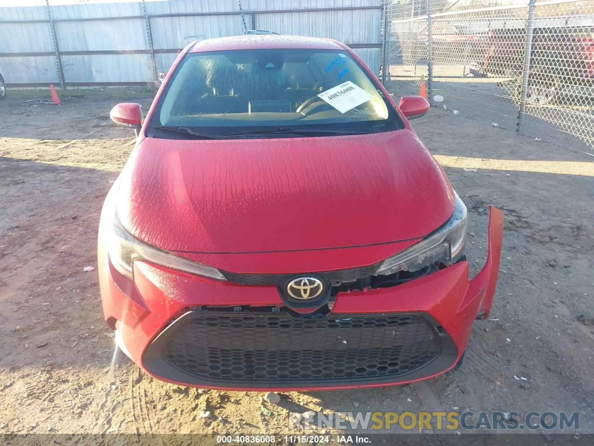 12 Photograph of a damaged car JTDEPMAE1MJ134454 TOYOTA COROLLA 2021