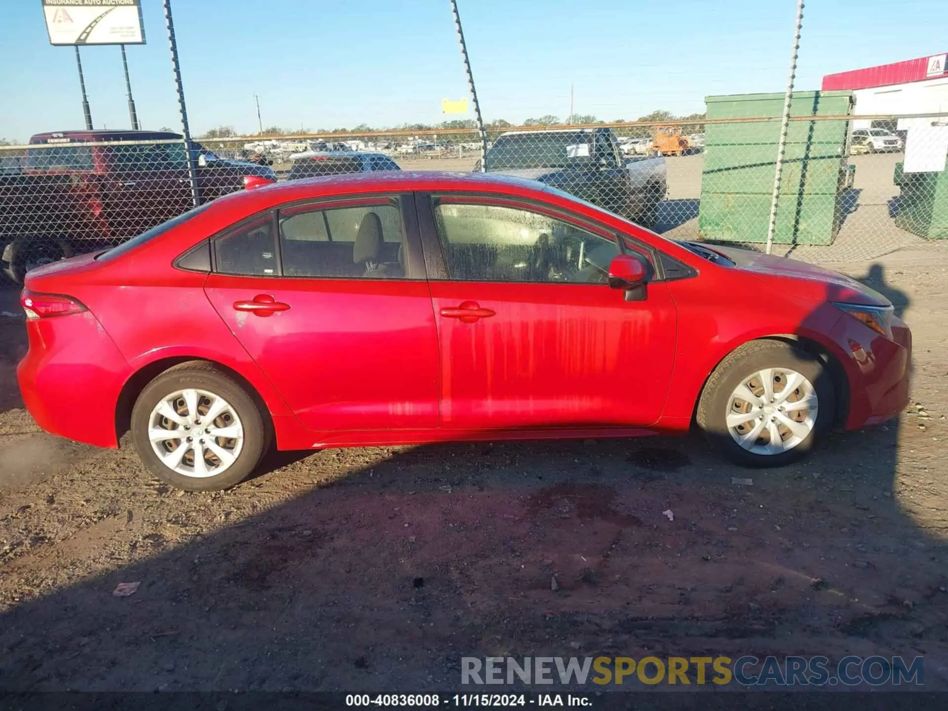 13 Photograph of a damaged car JTDEPMAE1MJ134454 TOYOTA COROLLA 2021