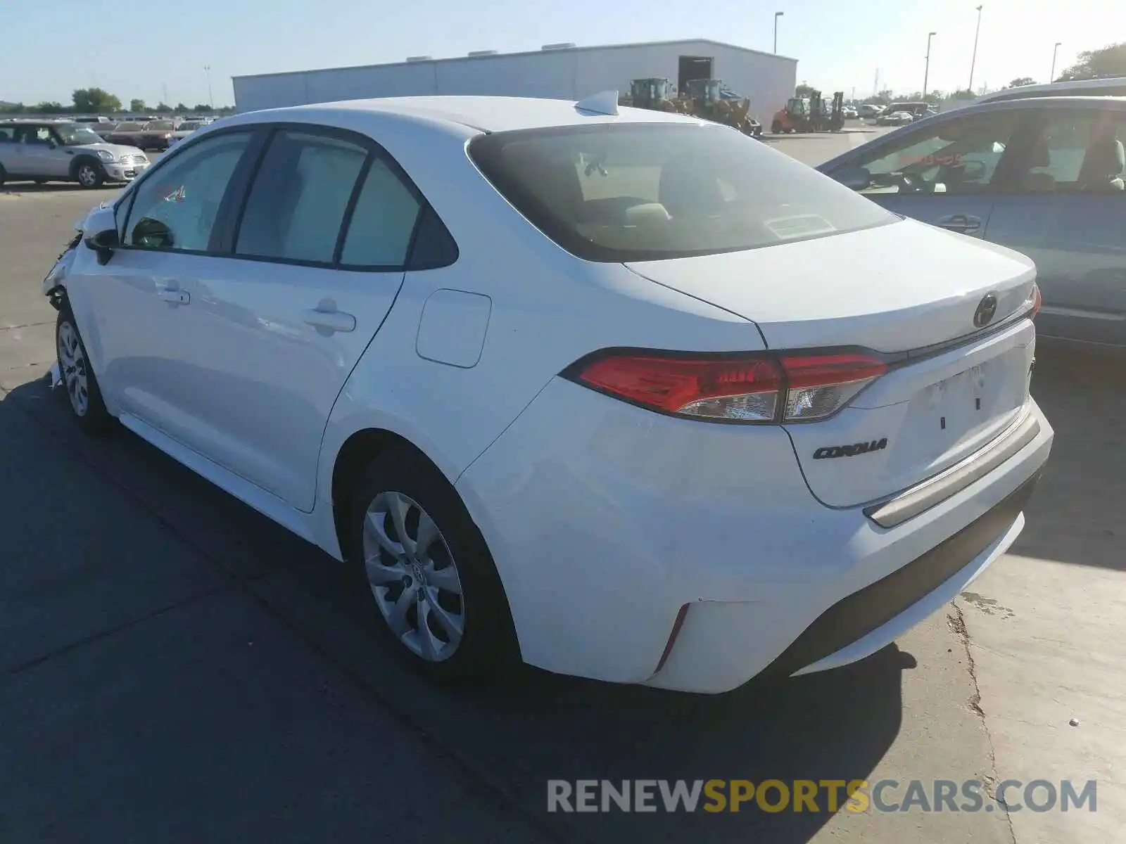 3 Photograph of a damaged car JTDEPMAE1MJ134583 TOYOTA COROLLA 2021