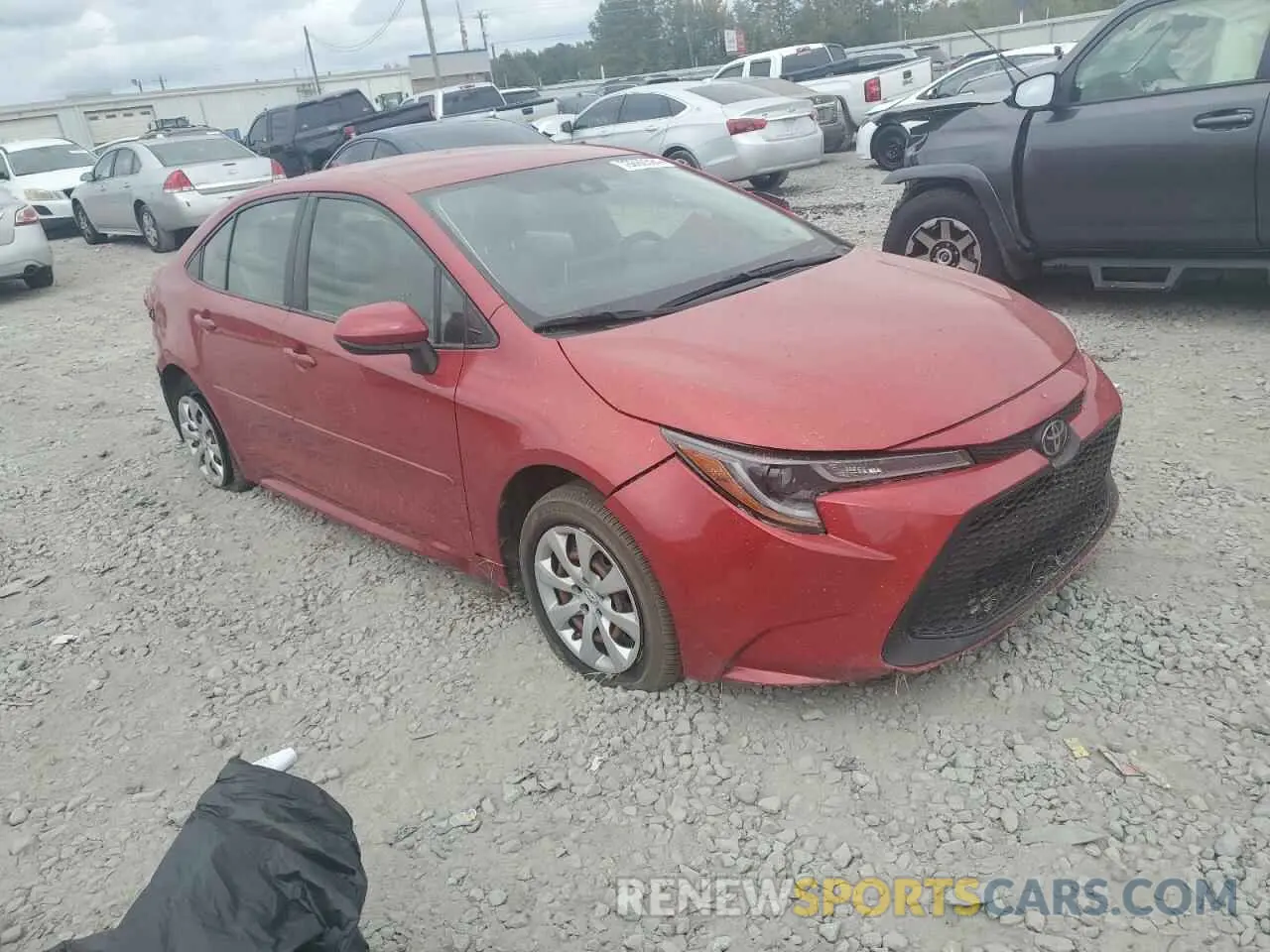 4 Photograph of a damaged car JTDEPMAE1MJ138648 TOYOTA COROLLA 2021