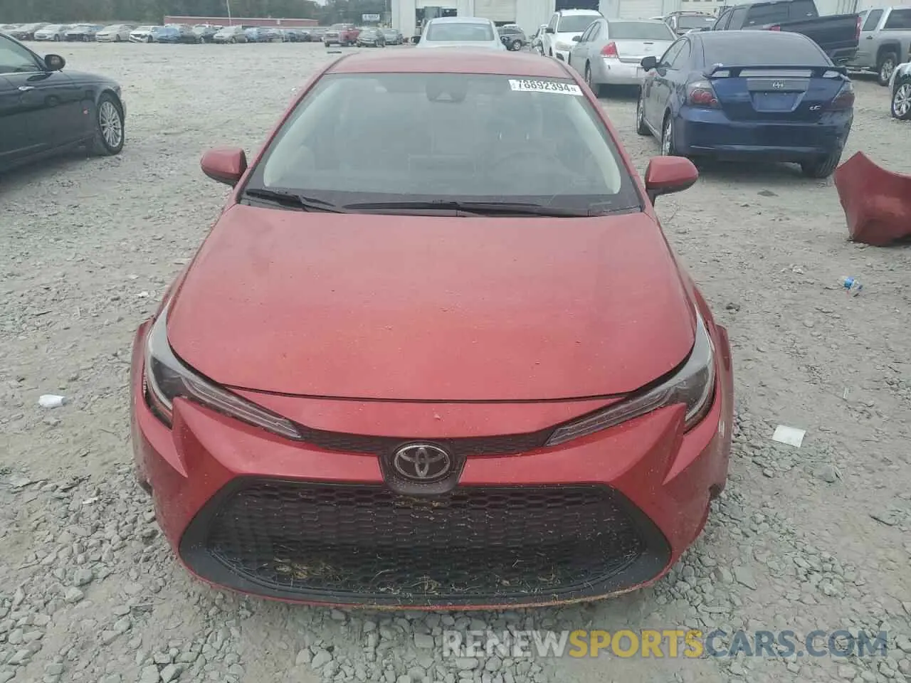 5 Photograph of a damaged car JTDEPMAE1MJ138648 TOYOTA COROLLA 2021