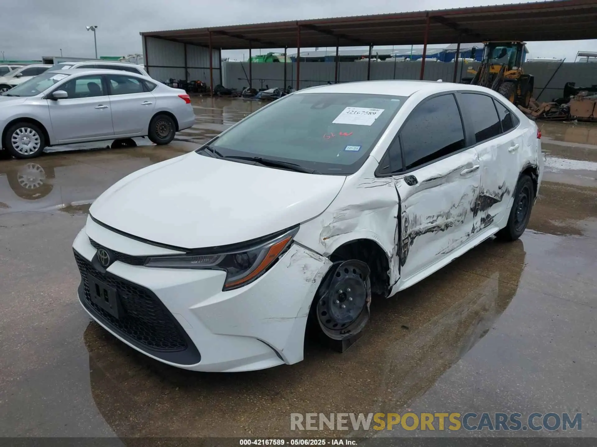 2 Photograph of a damaged car JTDEPMAE1MJ140223 TOYOTA COROLLA 2021