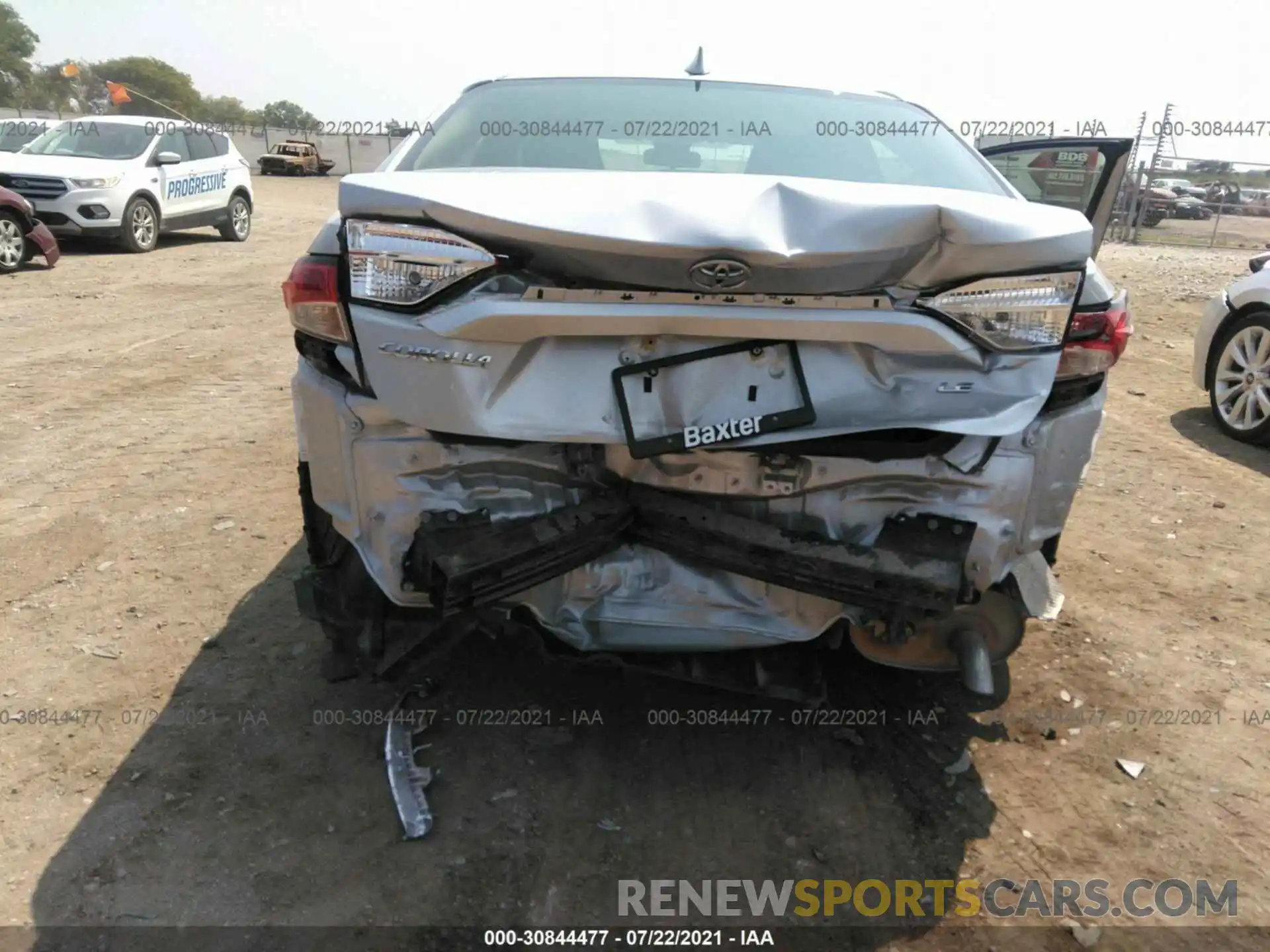 6 Photograph of a damaged car JTDEPMAE1MJ140559 TOYOTA COROLLA 2021