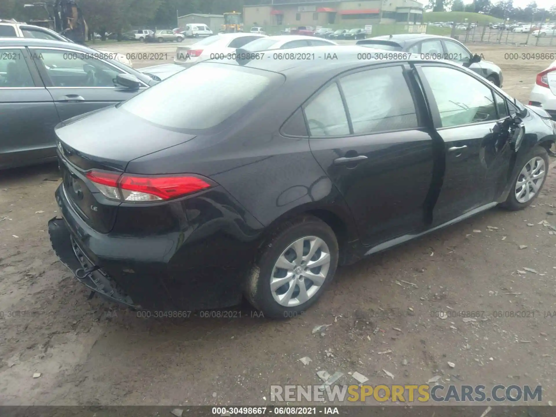 4 Photograph of a damaged car JTDEPMAE1MJ143526 TOYOTA COROLLA 2021