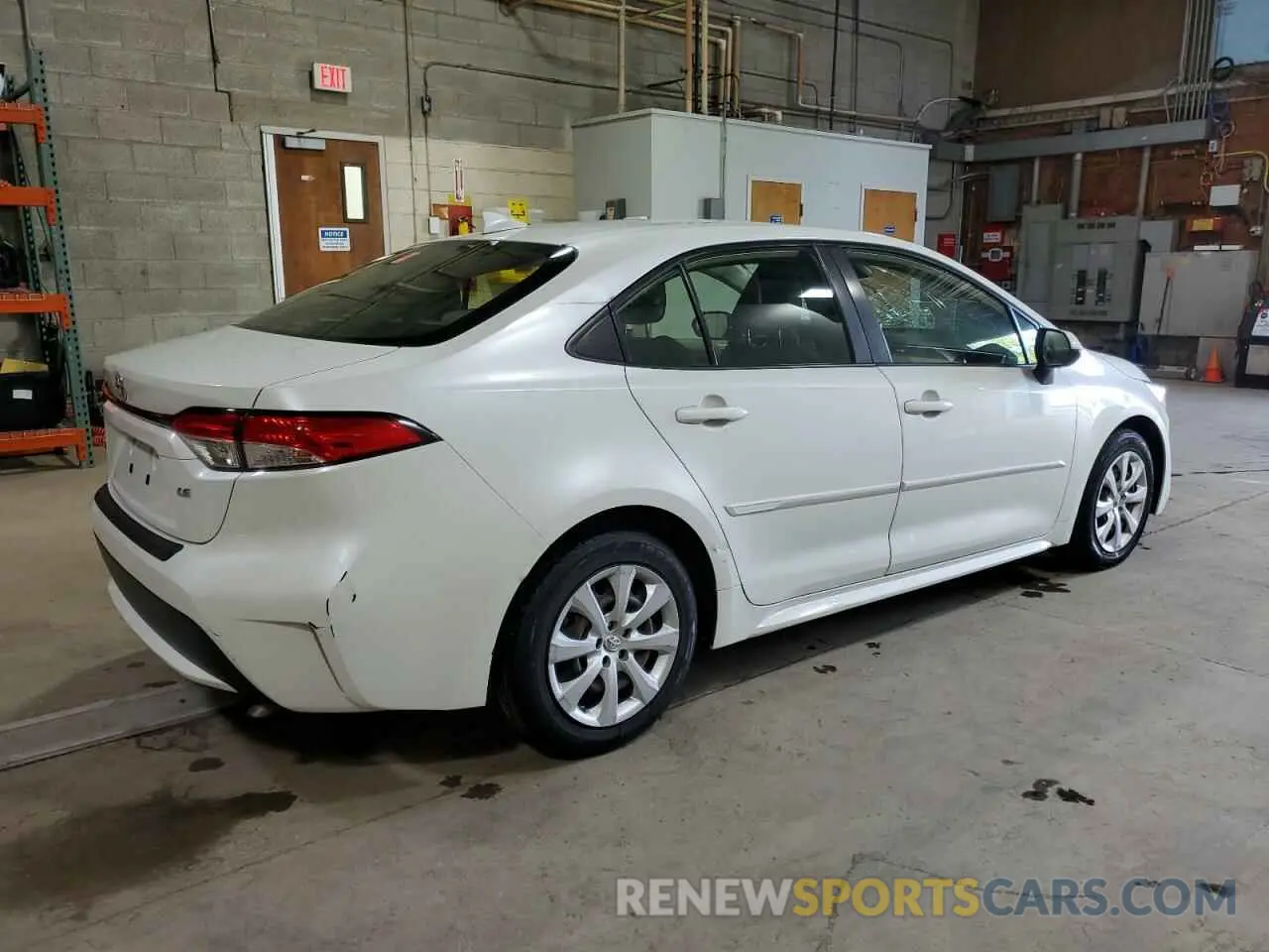 3 Photograph of a damaged car JTDEPMAE1MJ144711 TOYOTA COROLLA 2021