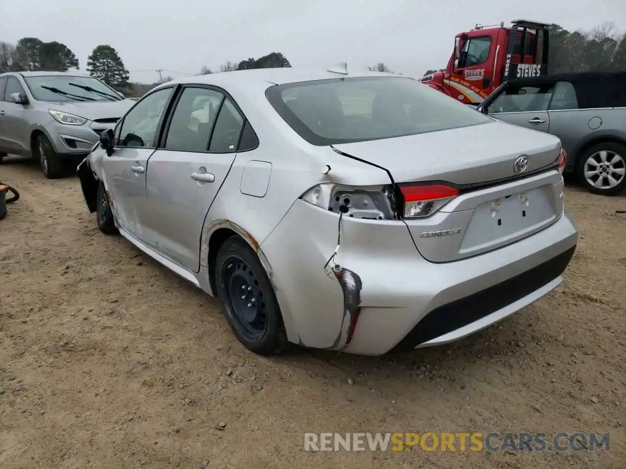 3 Photograph of a damaged car JTDEPMAE1MJ145566 TOYOTA COROLLA 2021