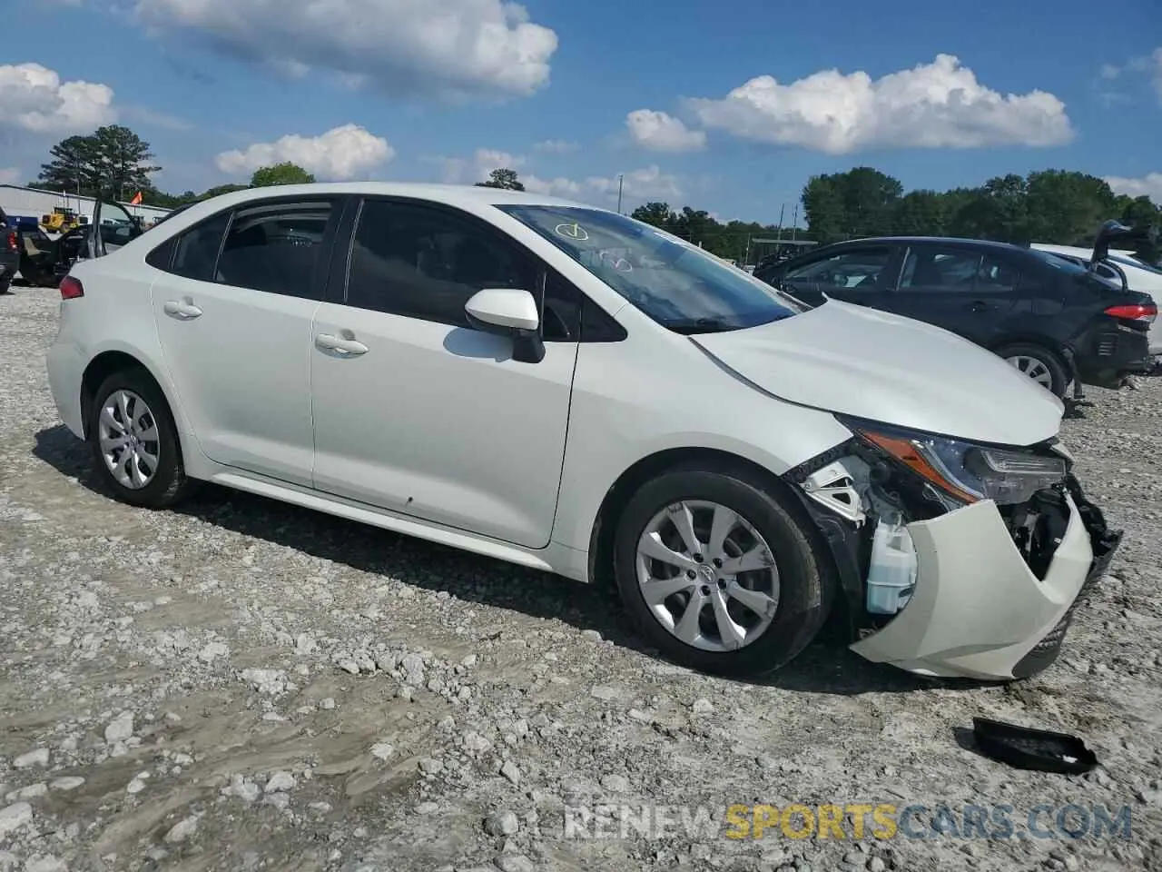 4 Photograph of a damaged car JTDEPMAE1MJ147463 TOYOTA COROLLA 2021