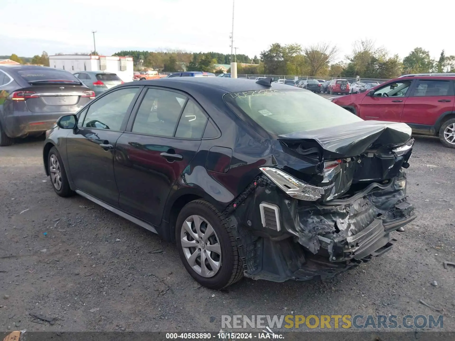 3 Photograph of a damaged car JTDEPMAE1MJ148855 TOYOTA COROLLA 2021