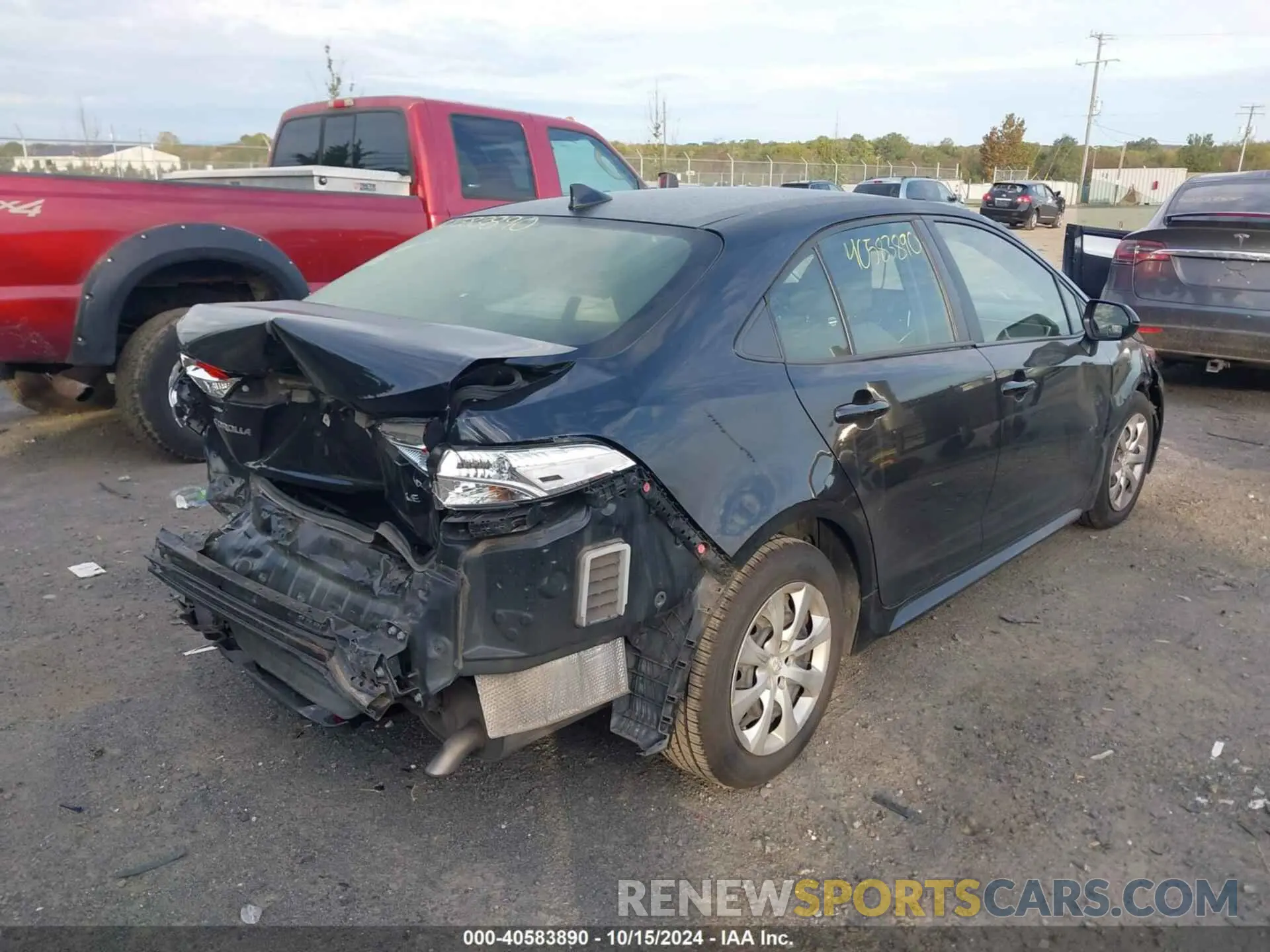 4 Photograph of a damaged car JTDEPMAE1MJ148855 TOYOTA COROLLA 2021