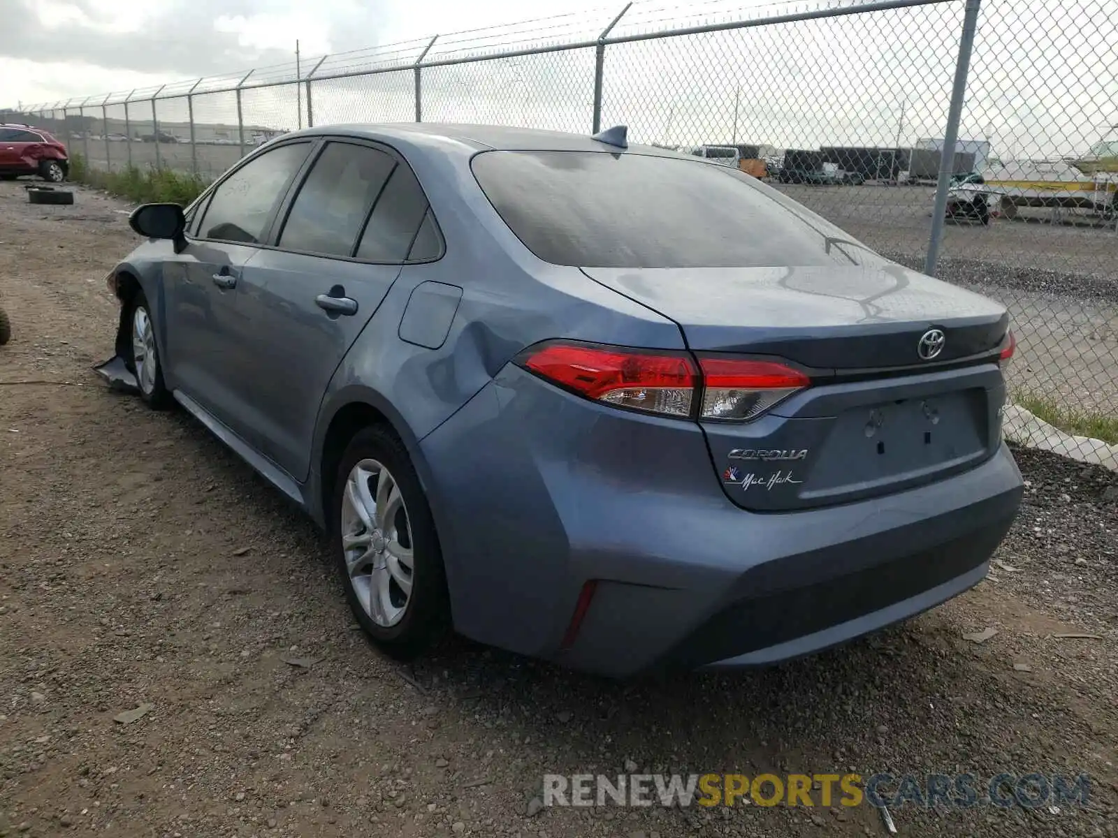 3 Photograph of a damaged car JTDEPMAE1MJ149973 TOYOTA COROLLA 2021