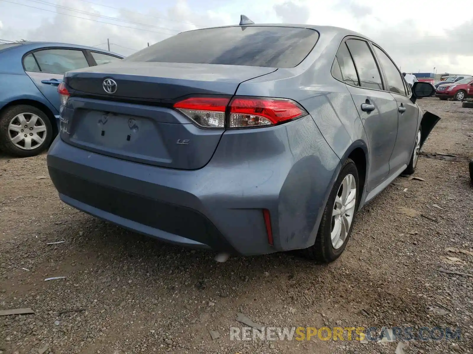 4 Photograph of a damaged car JTDEPMAE1MJ149973 TOYOTA COROLLA 2021