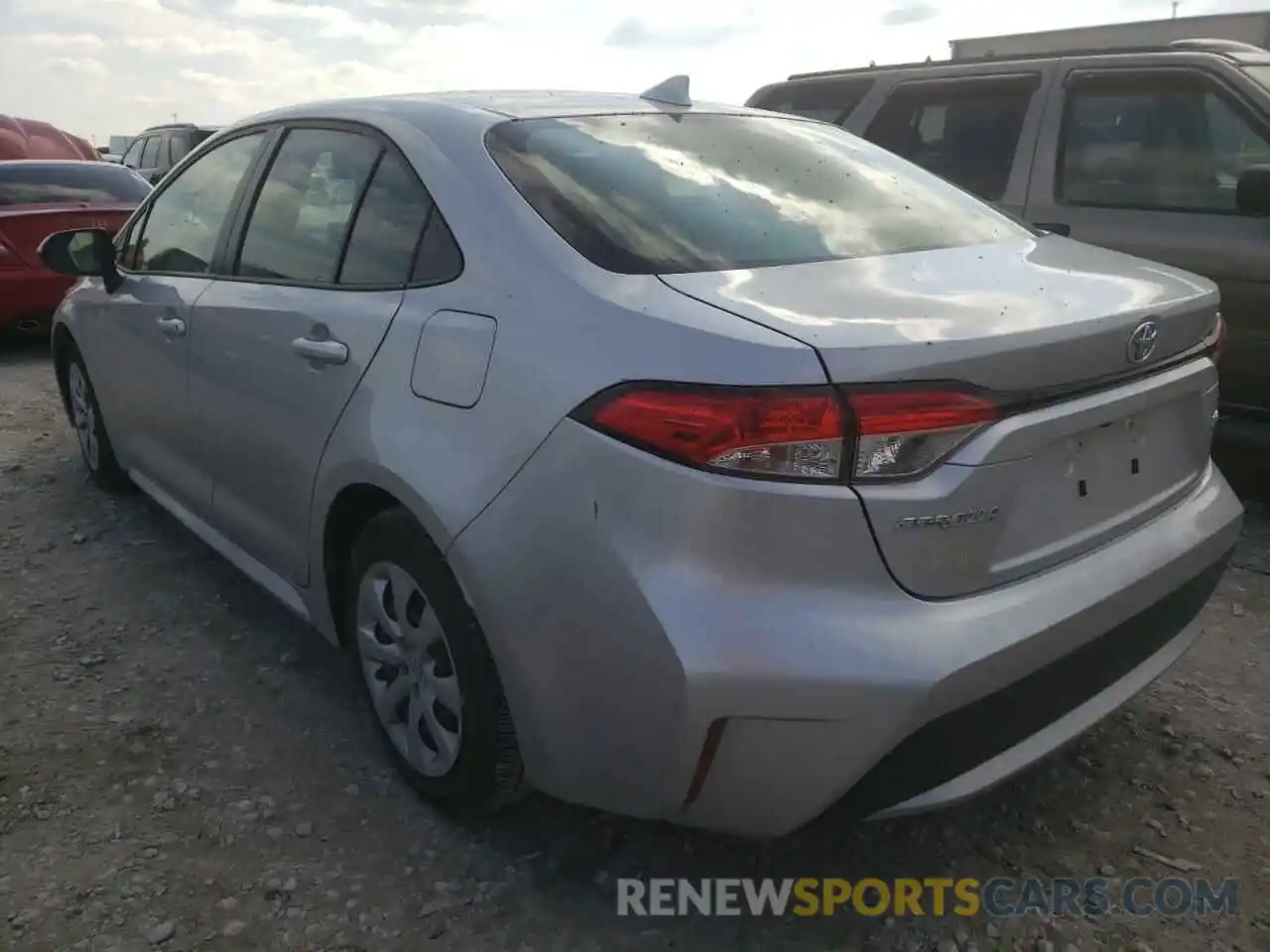 3 Photograph of a damaged car JTDEPMAE1MJ149990 TOYOTA COROLLA 2021