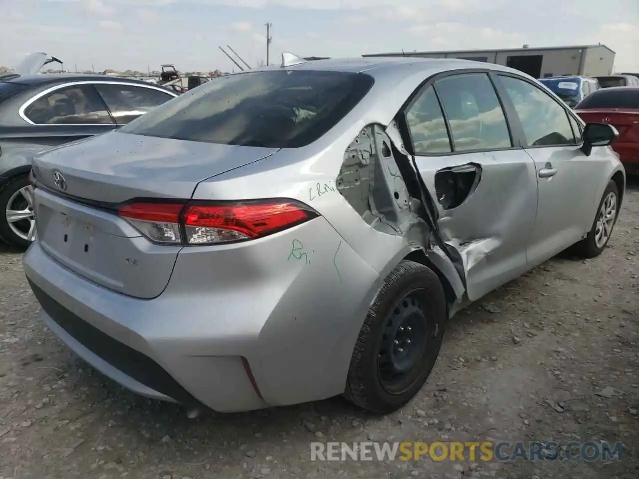 9 Photograph of a damaged car JTDEPMAE1MJ149990 TOYOTA COROLLA 2021