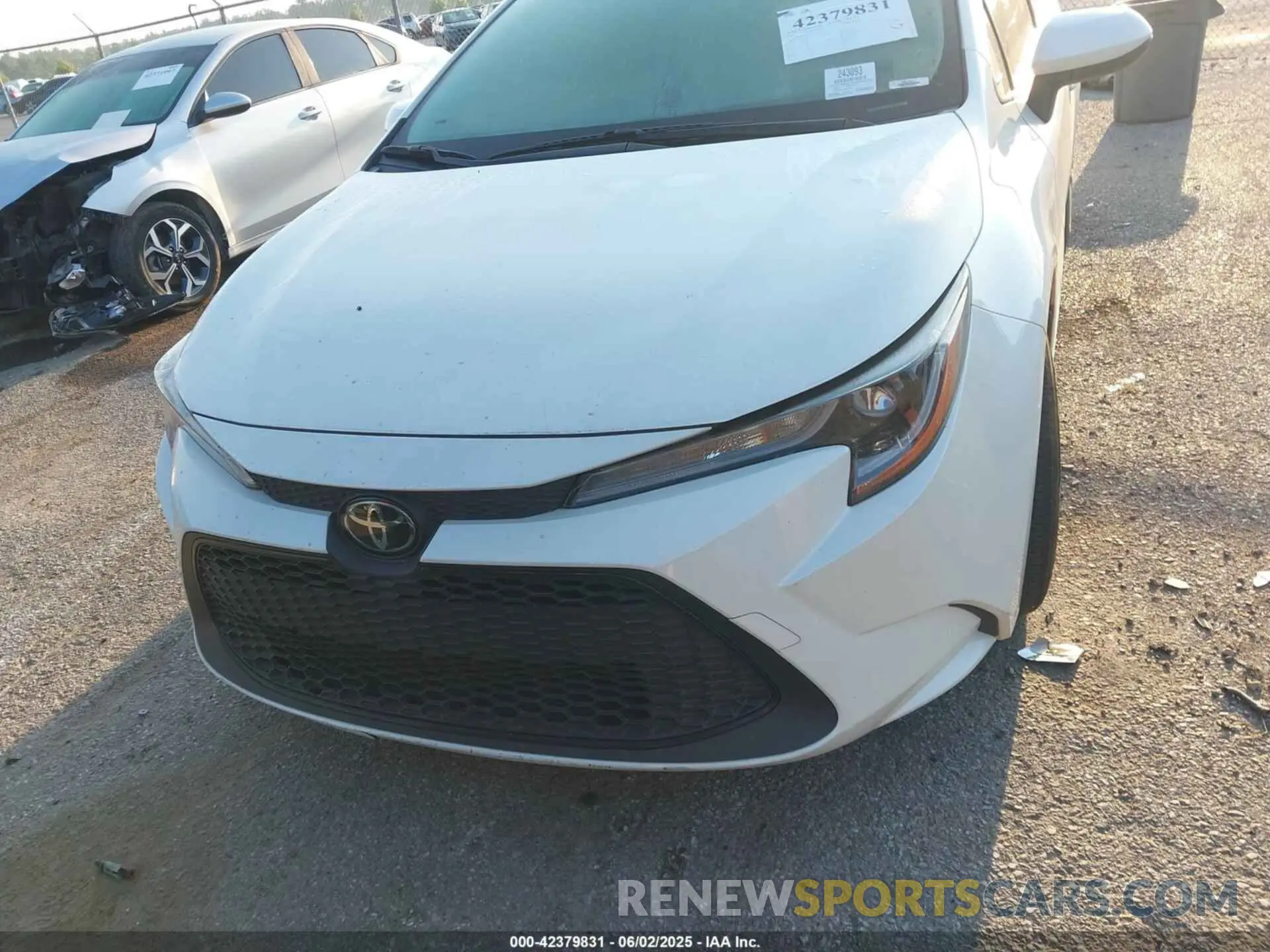 6 Photograph of a damaged car JTDEPMAE1MJ155529 TOYOTA COROLLA 2021