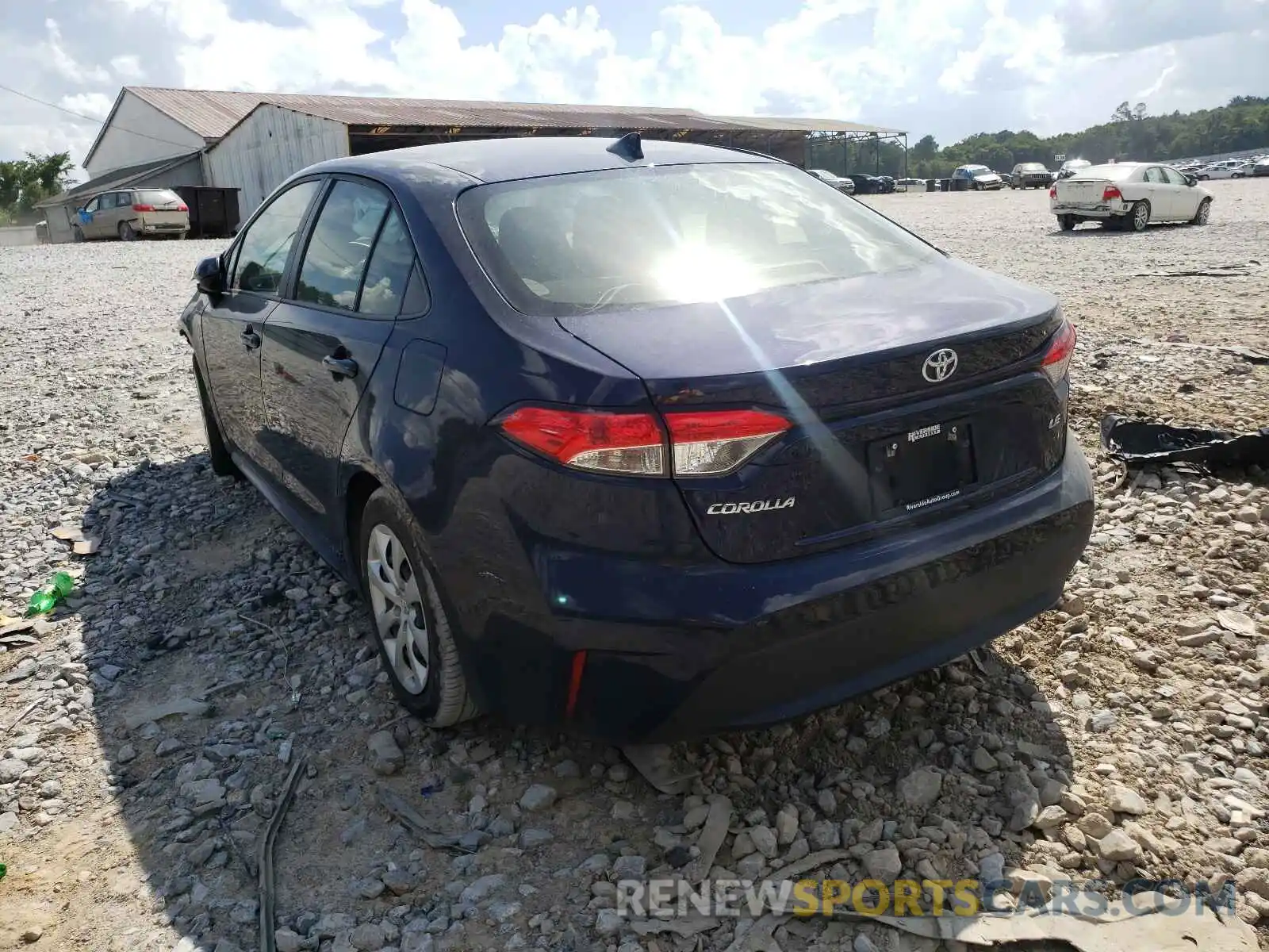 3 Photograph of a damaged car JTDEPMAE1MJ156437 TOYOTA COROLLA 2021