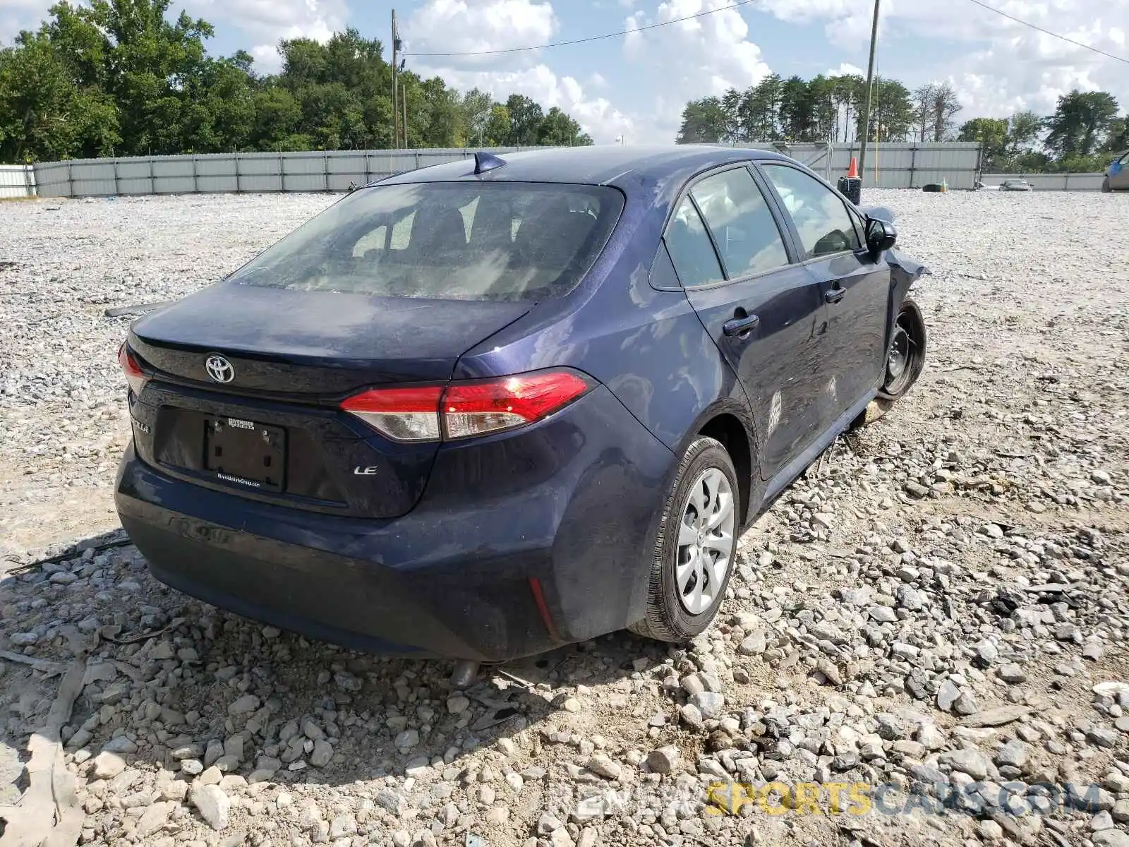 4 Photograph of a damaged car JTDEPMAE1MJ156437 TOYOTA COROLLA 2021