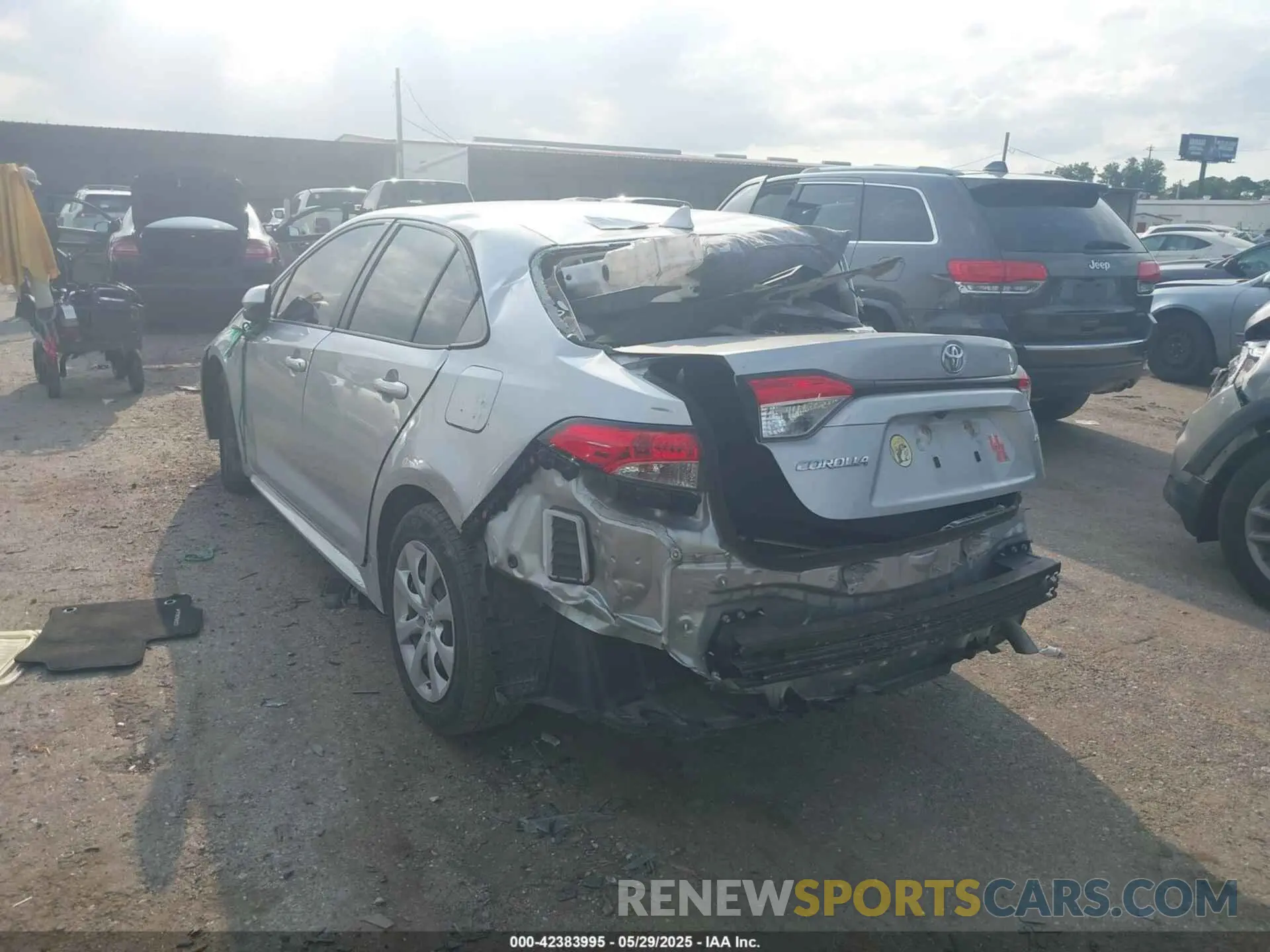 3 Photograph of a damaged car JTDEPMAE1MJ160293 TOYOTA COROLLA 2021