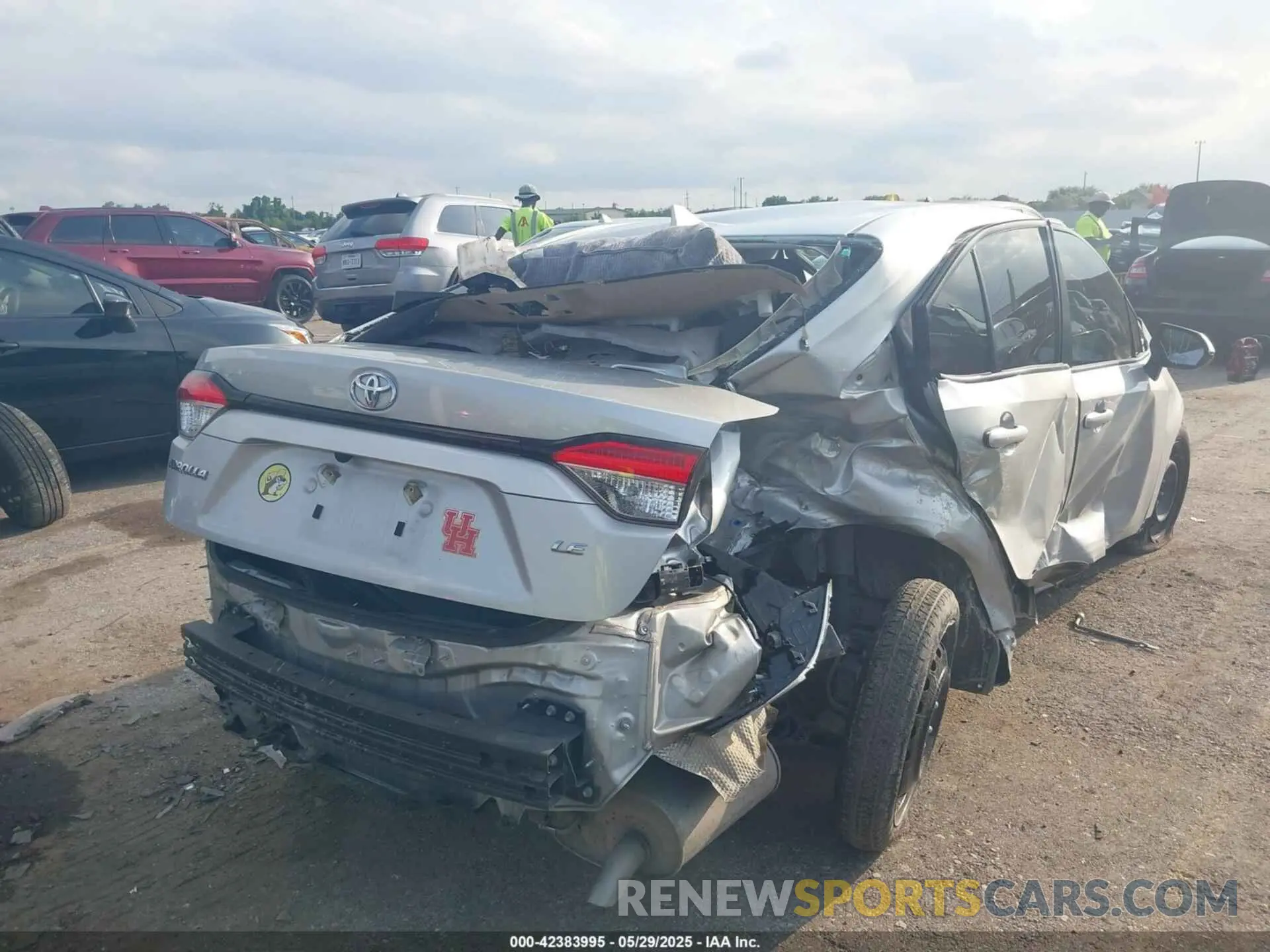 4 Photograph of a damaged car JTDEPMAE1MJ160293 TOYOTA COROLLA 2021