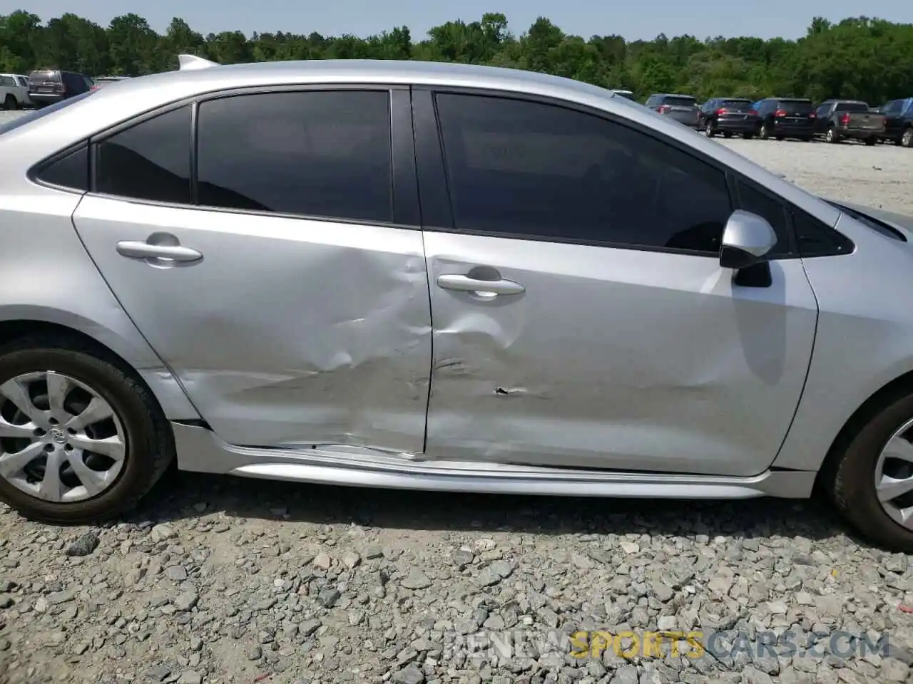 9 Photograph of a damaged car JTDEPMAE1MJ161038 TOYOTA COROLLA 2021