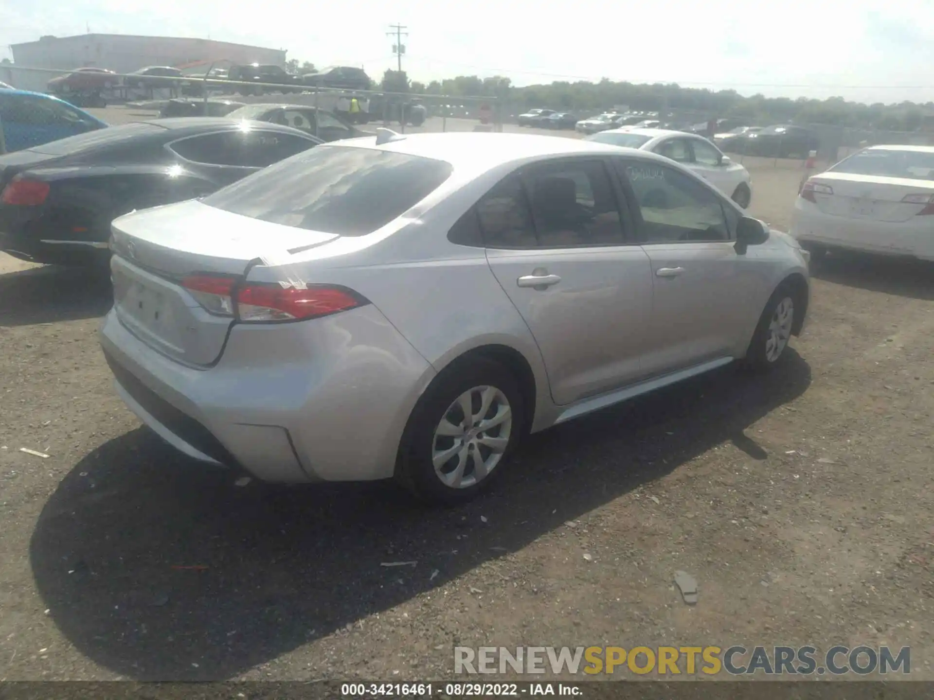 4 Photograph of a damaged car JTDEPMAE1MJ161363 TOYOTA COROLLA 2021