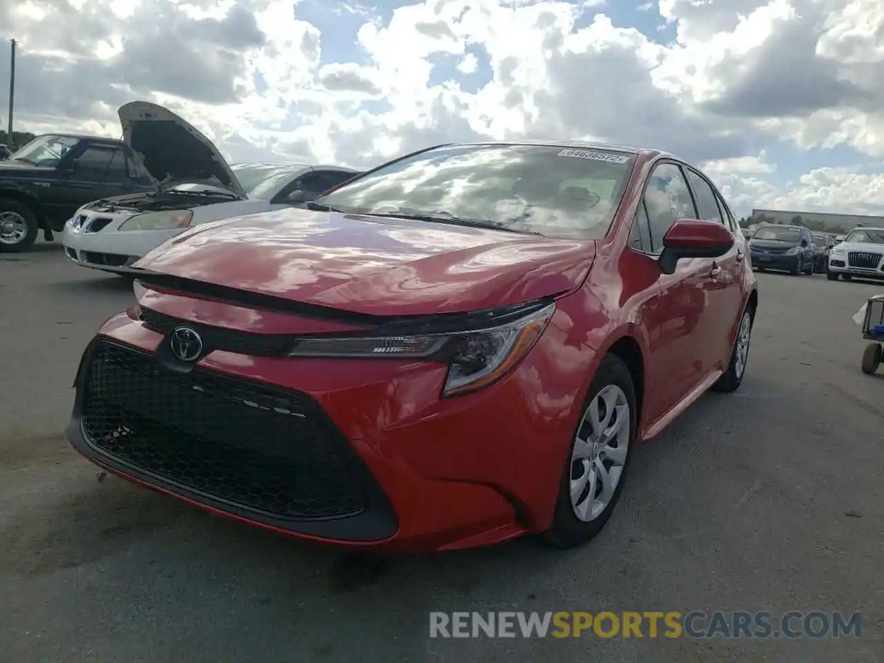 2 Photograph of a damaged car JTDEPMAE1MJ162531 TOYOTA COROLLA 2021