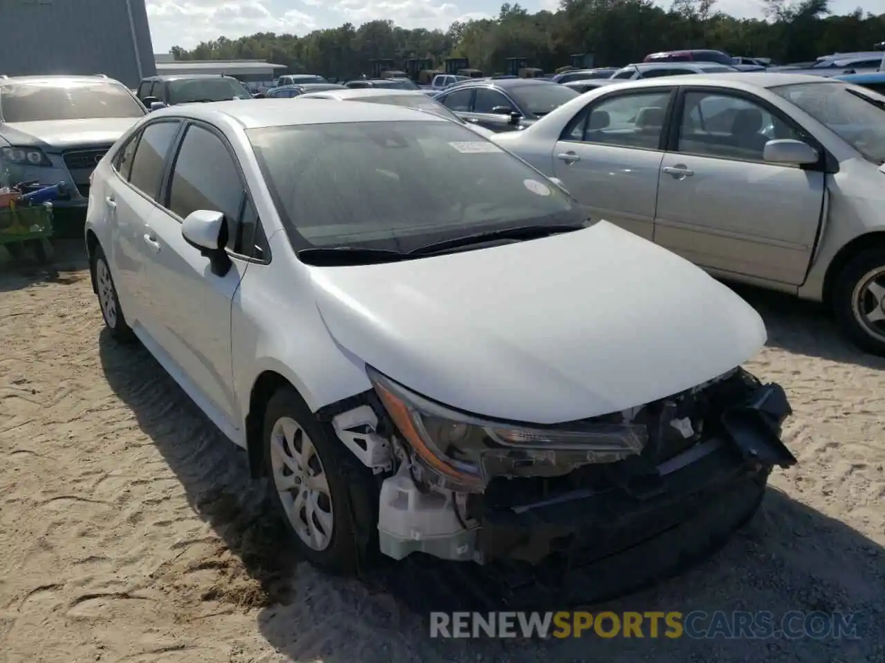 1 Photograph of a damaged car JTDEPMAE1MJ168569 TOYOTA COROLLA 2021