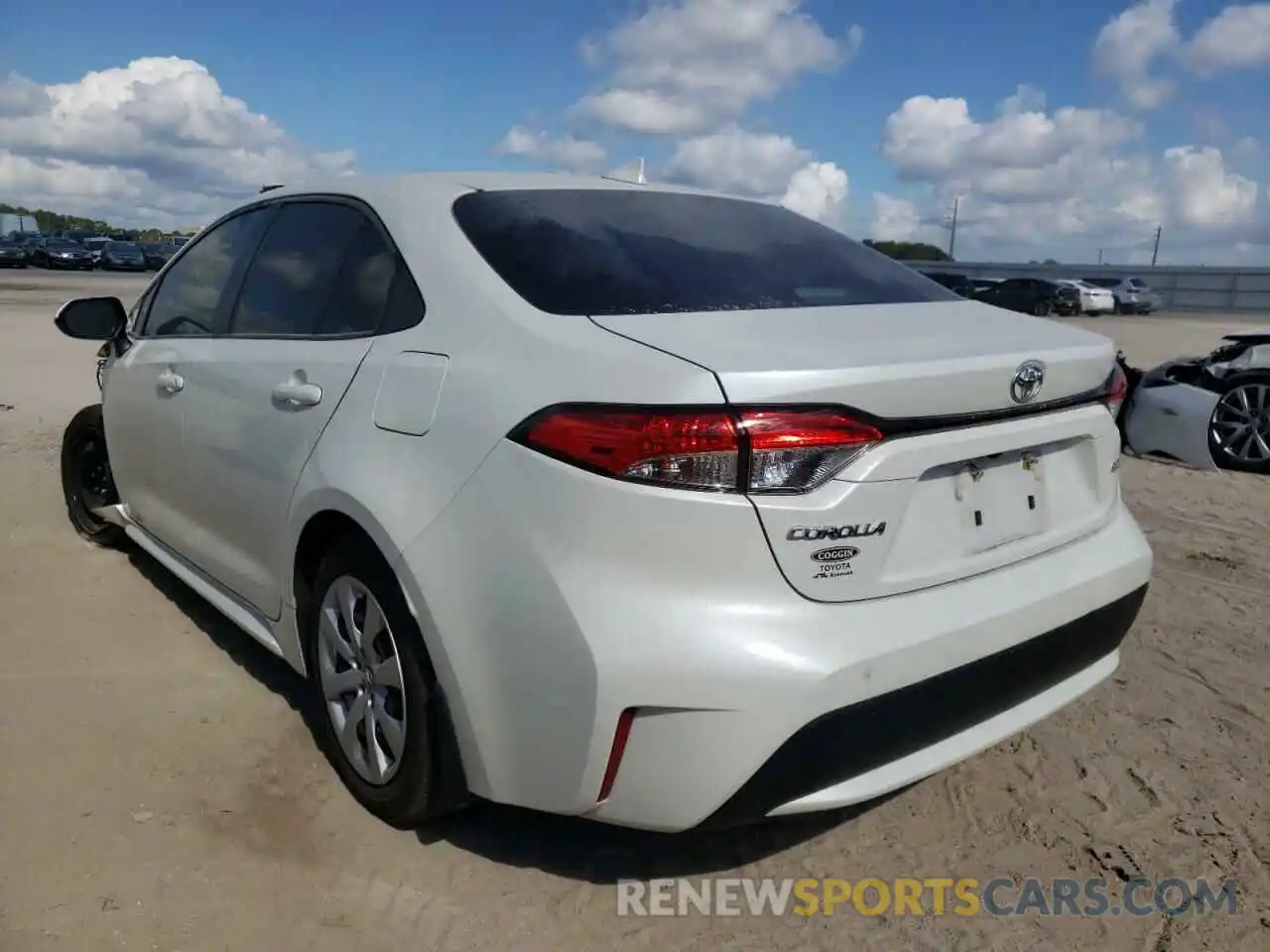 3 Photograph of a damaged car JTDEPMAE1MJ168569 TOYOTA COROLLA 2021