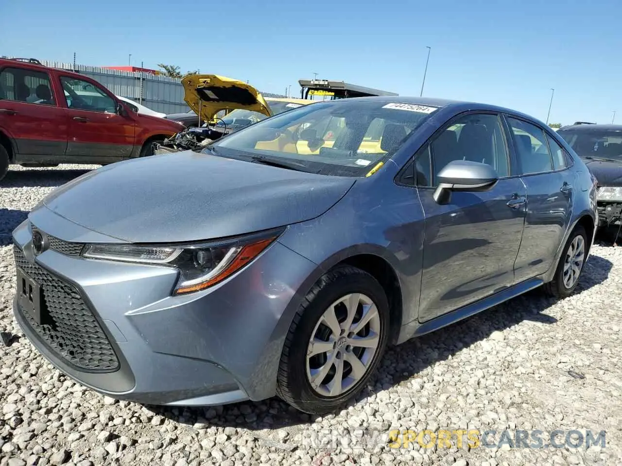 1 Photograph of a damaged car JTDEPMAE1MJ171066 TOYOTA COROLLA 2021