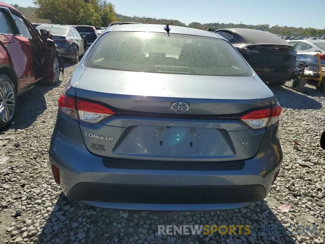 6 Photograph of a damaged car JTDEPMAE1MJ171066 TOYOTA COROLLA 2021
