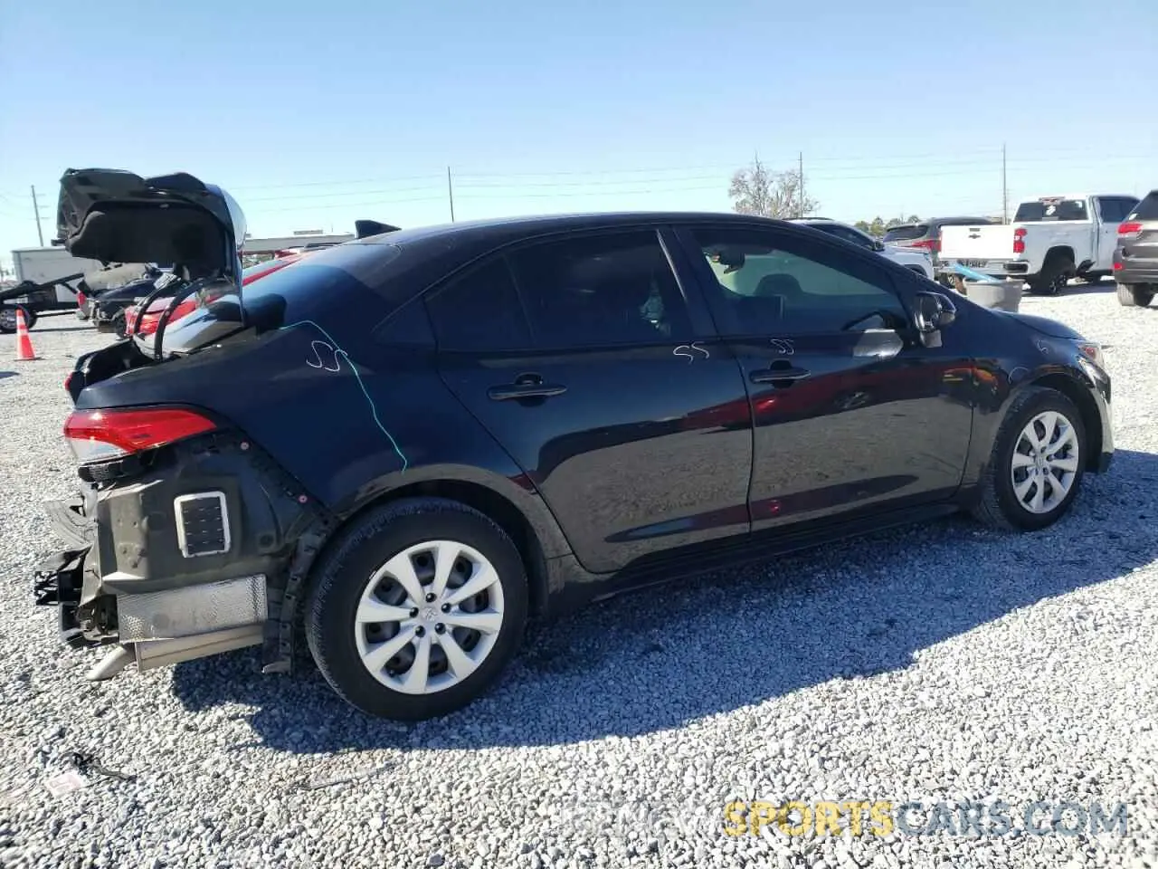 3 Photograph of a damaged car JTDEPMAE1MJ174484 TOYOTA COROLLA 2021