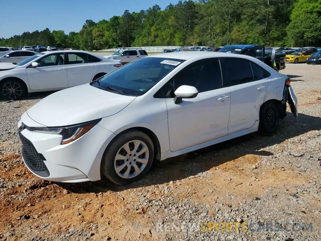 1 Photograph of a damaged car JTDEPMAE1MJ175005 TOYOTA COROLLA 2021