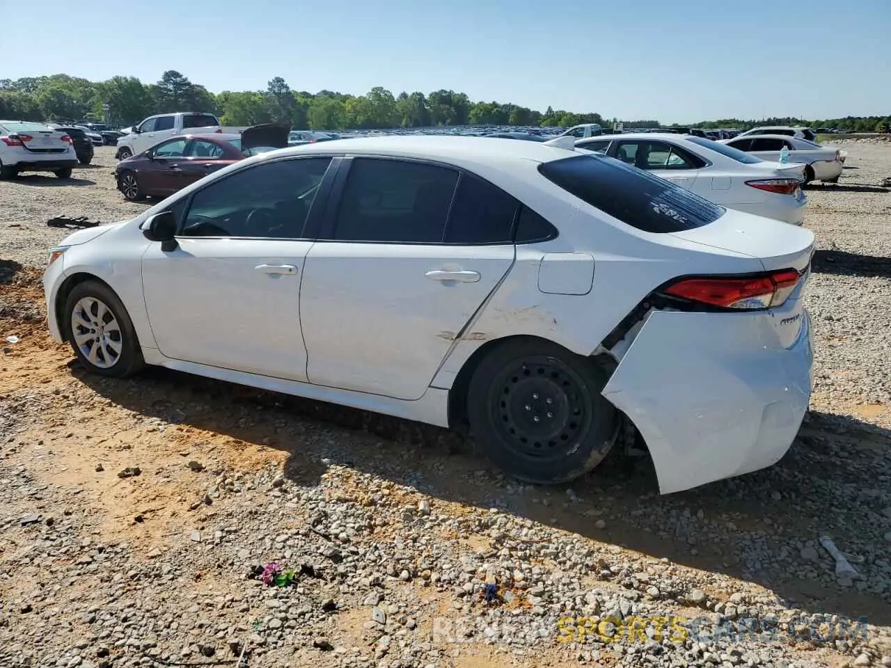 2 Photograph of a damaged car JTDEPMAE1MJ175005 TOYOTA COROLLA 2021