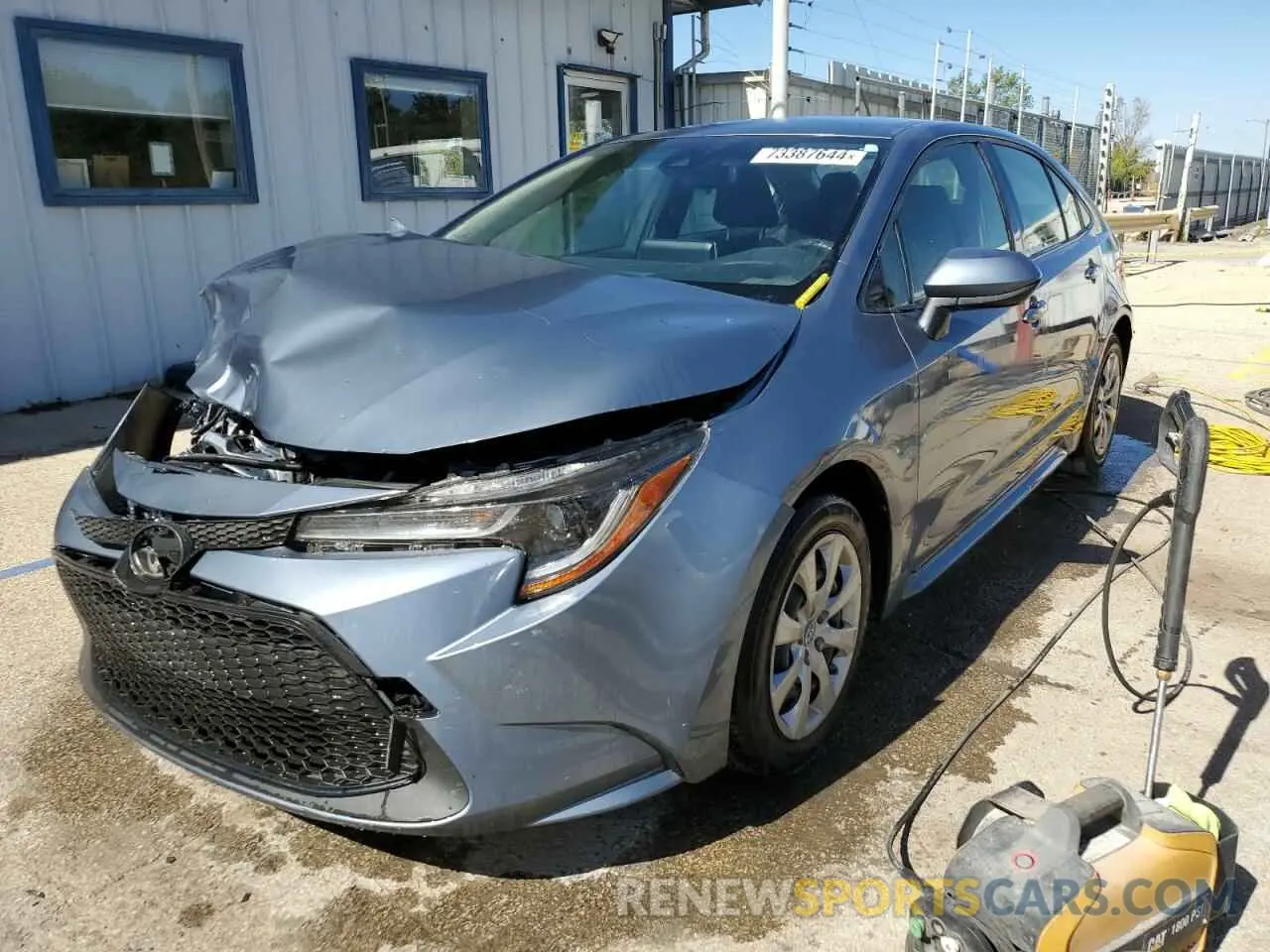 1 Photograph of a damaged car JTDEPMAE1MJ178616 TOYOTA COROLLA 2021