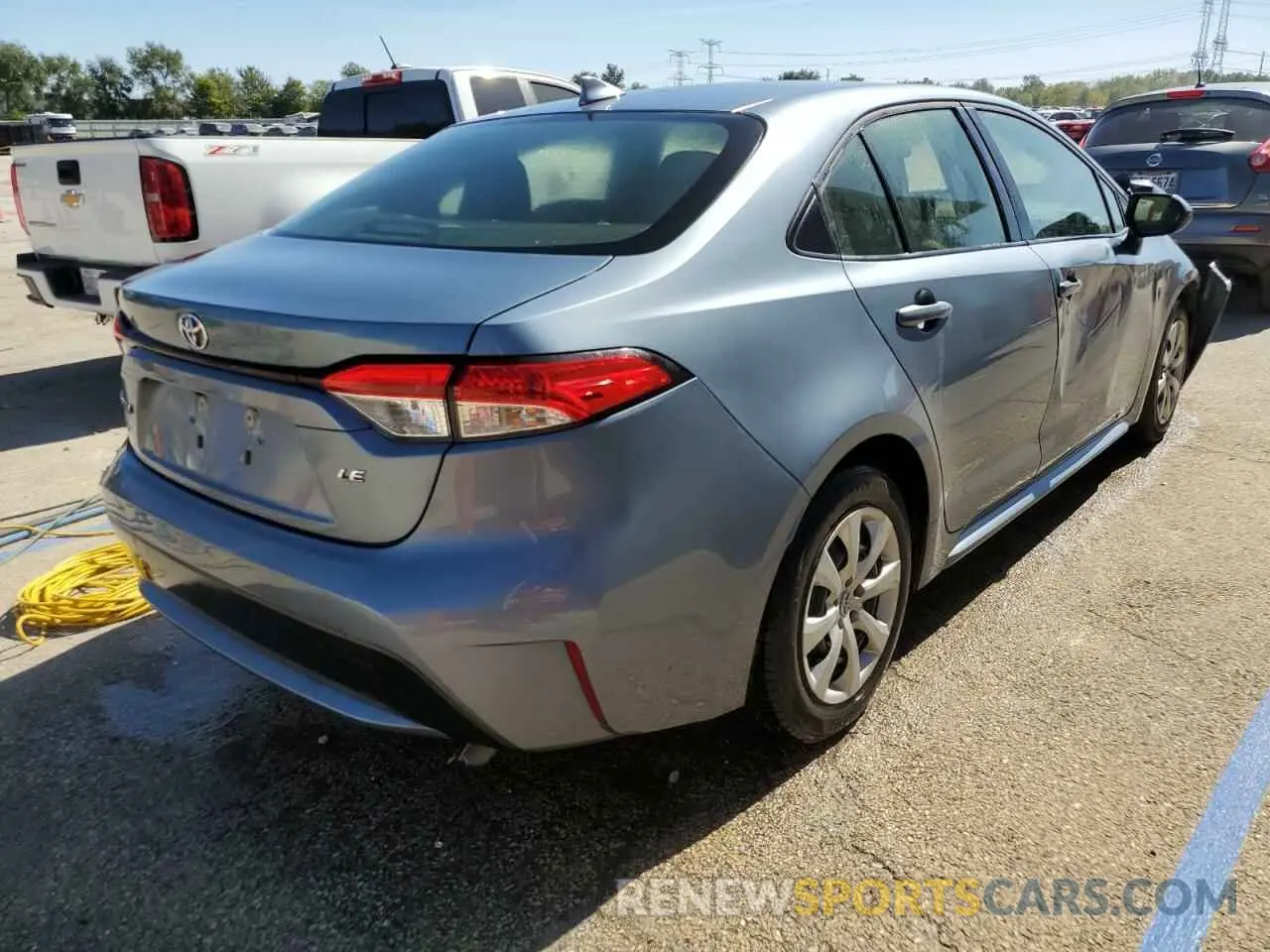 3 Photograph of a damaged car JTDEPMAE1MJ178616 TOYOTA COROLLA 2021