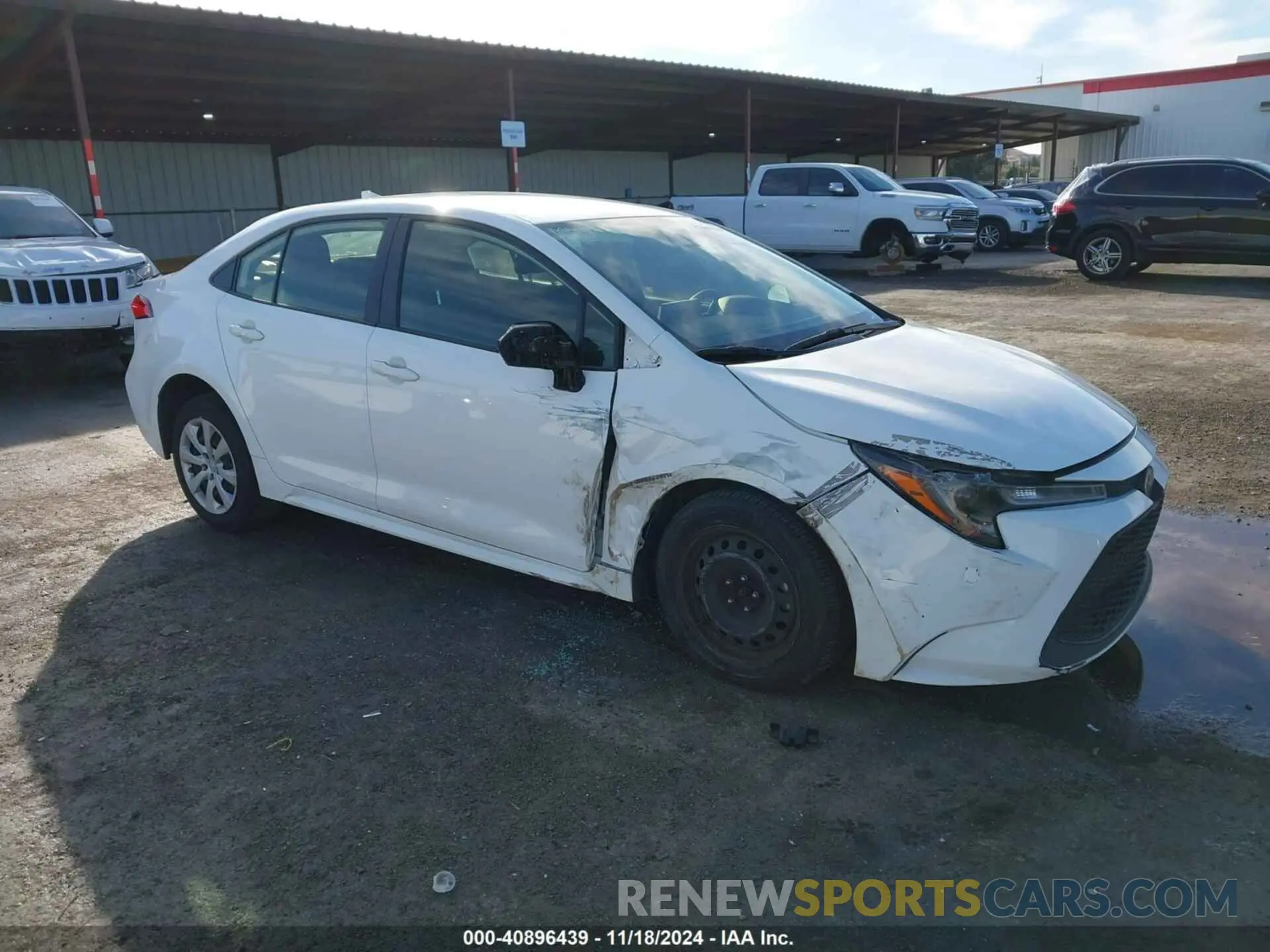 1 Photograph of a damaged car JTDEPMAE1MJ179622 TOYOTA COROLLA 2021
