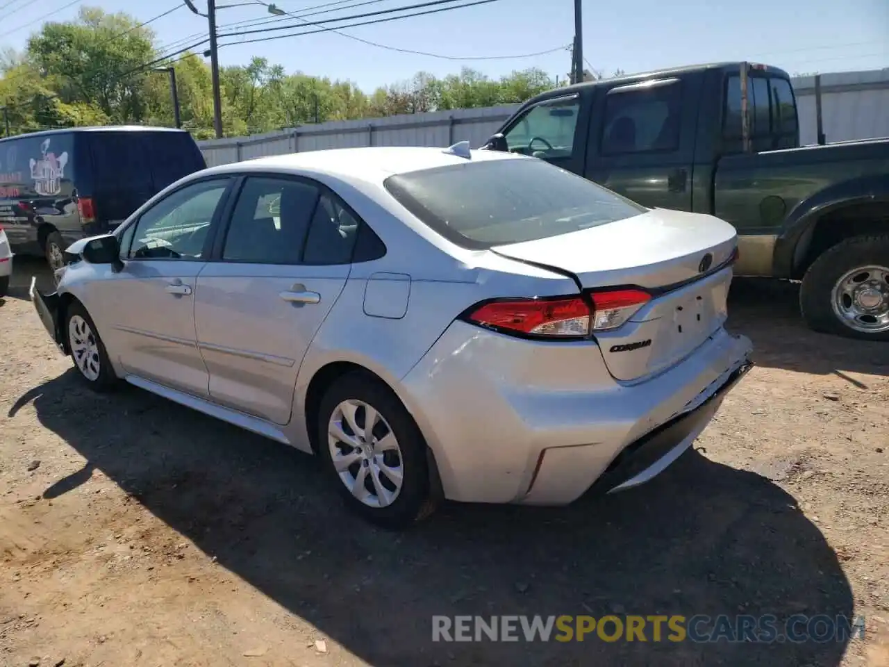 3 Photograph of a damaged car JTDEPMAE1MJ184125 TOYOTA COROLLA 2021