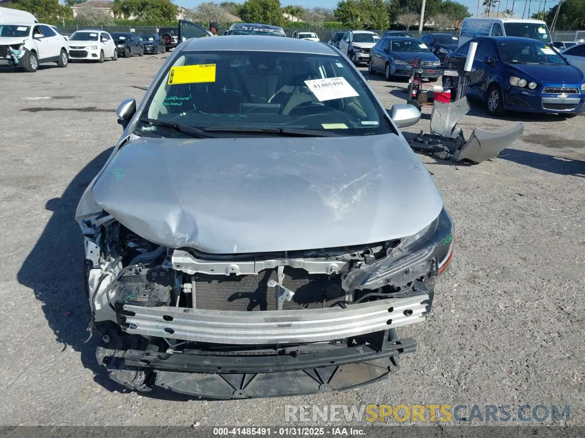 13 Photograph of a damaged car JTDEPMAE1MJ187249 TOYOTA COROLLA 2021