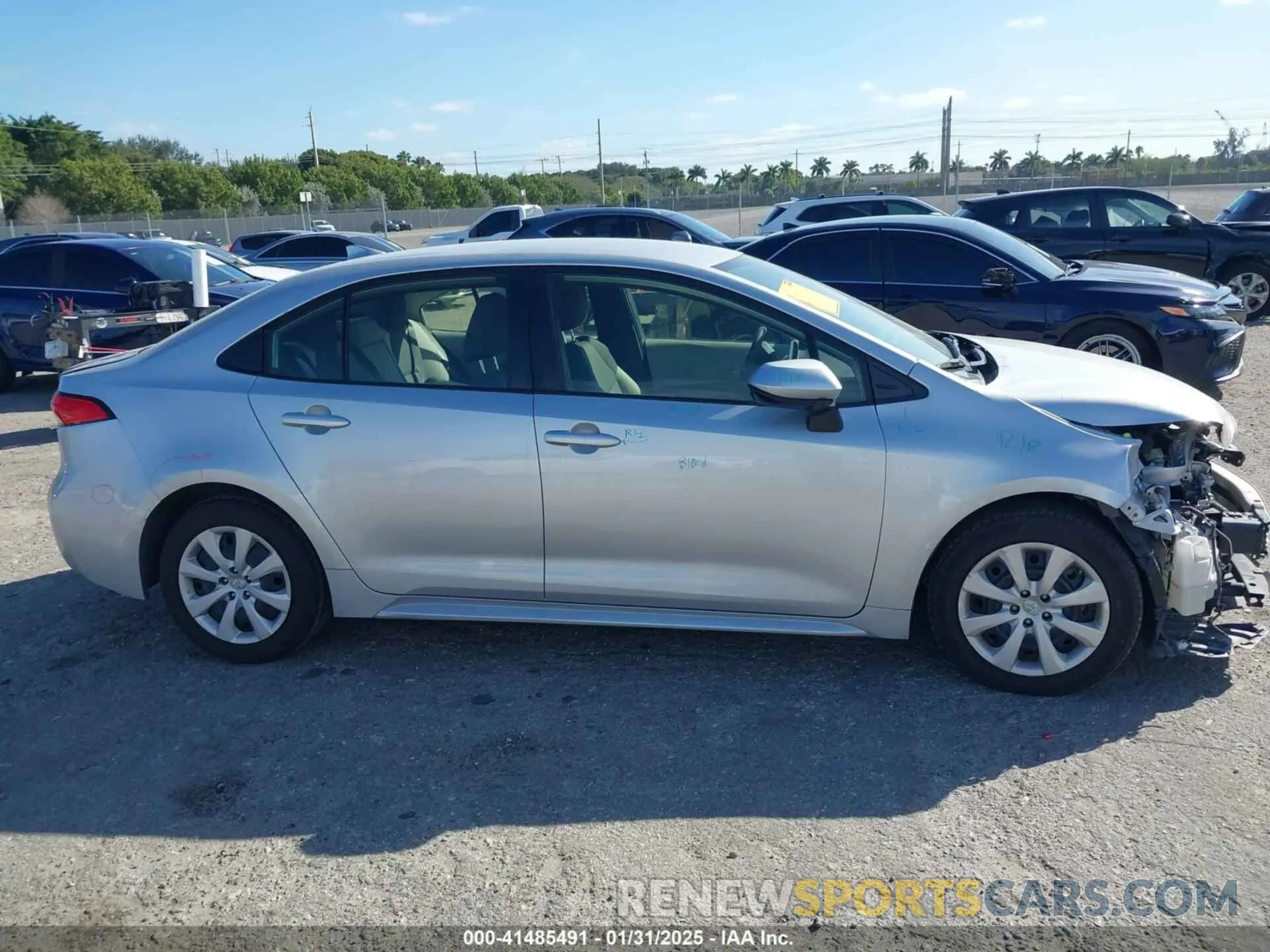 14 Photograph of a damaged car JTDEPMAE1MJ187249 TOYOTA COROLLA 2021
