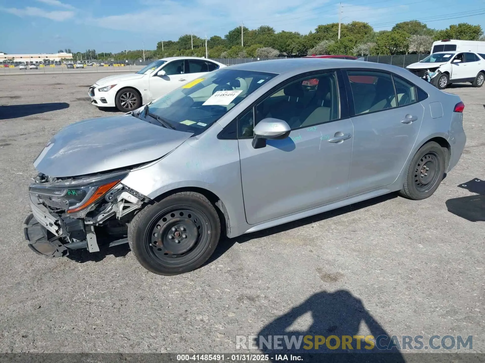2 Photograph of a damaged car JTDEPMAE1MJ187249 TOYOTA COROLLA 2021