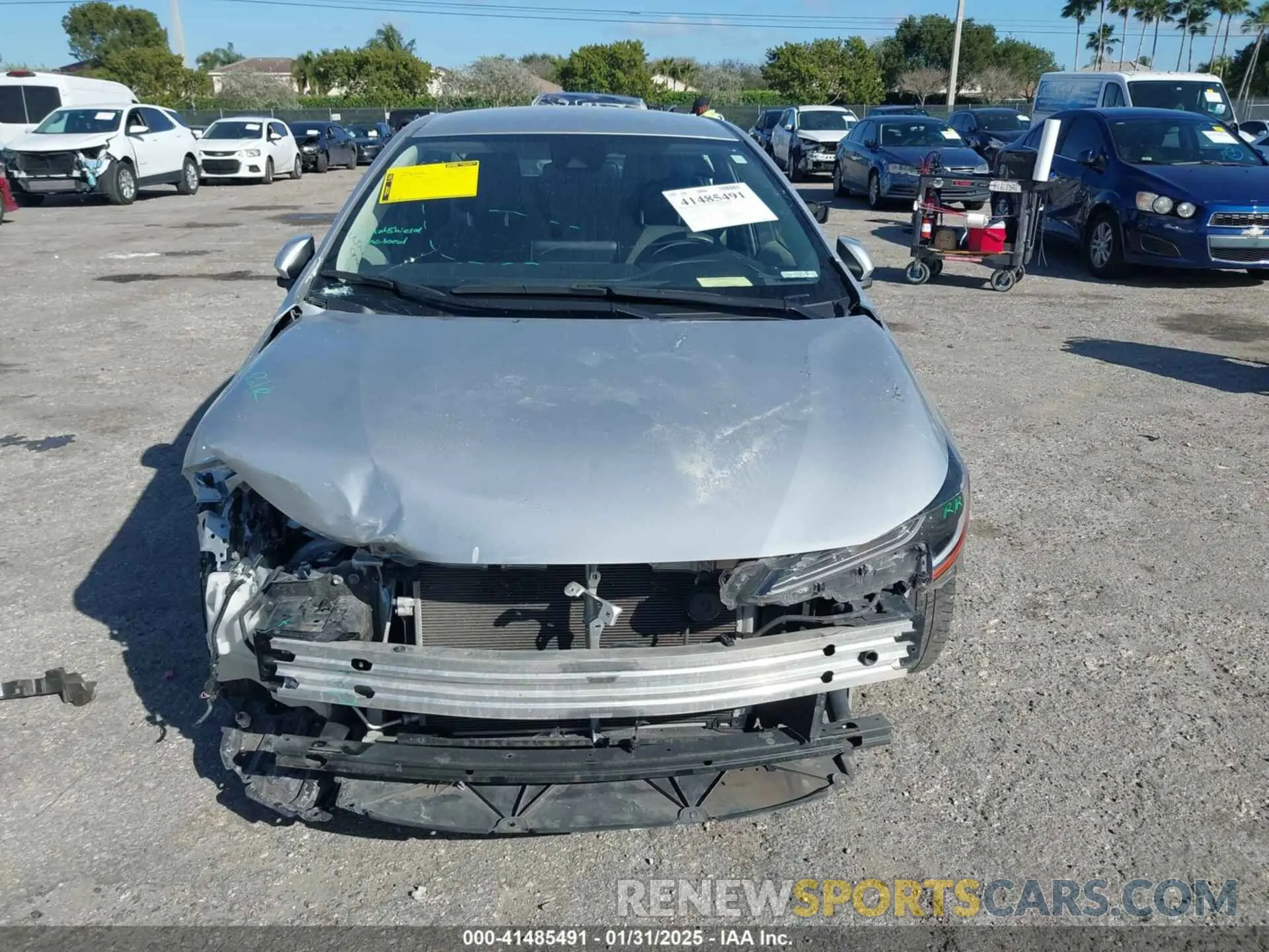 6 Photograph of a damaged car JTDEPMAE1MJ187249 TOYOTA COROLLA 2021