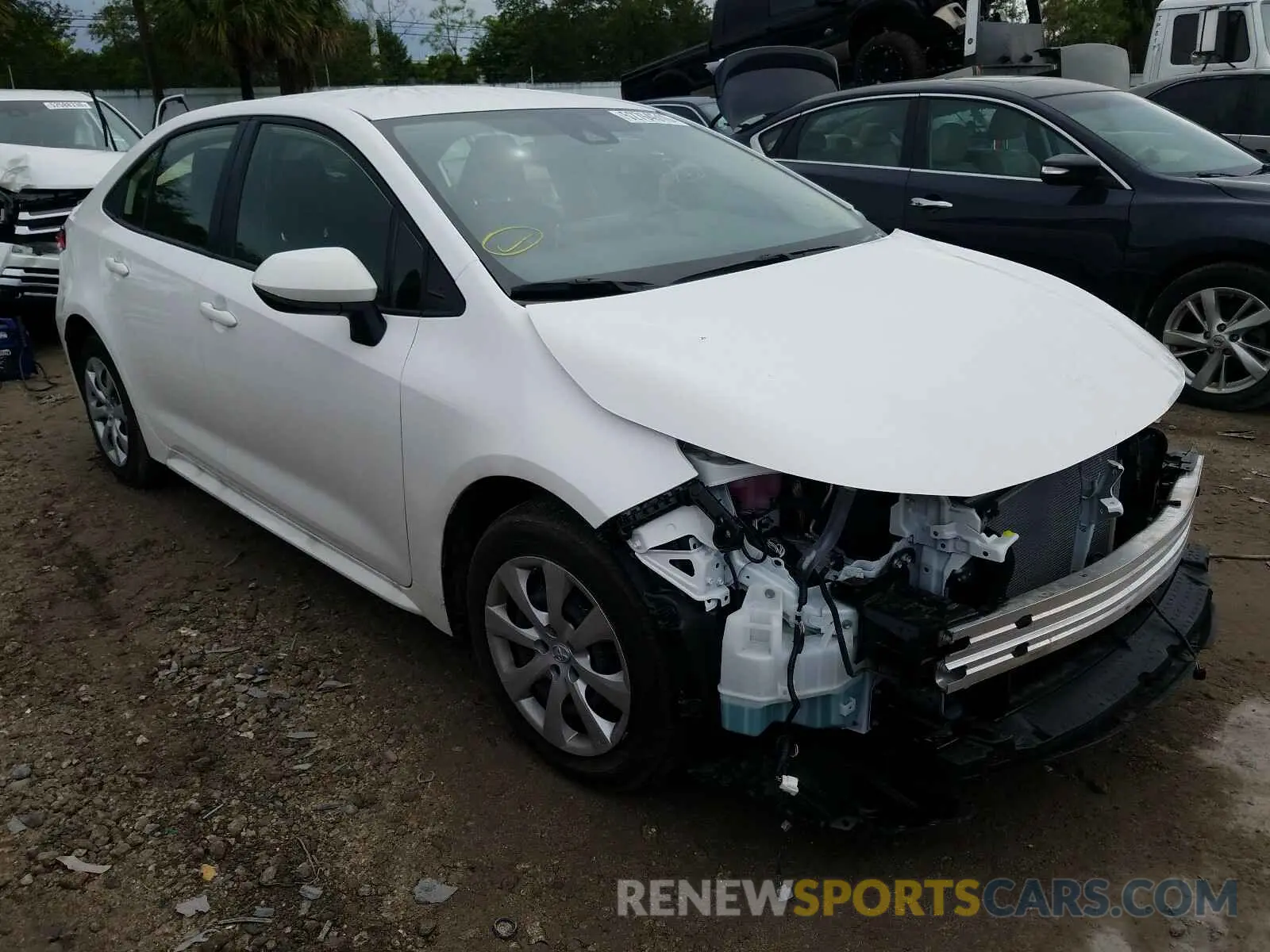 1 Photograph of a damaged car JTDEPMAE2MJ117887 TOYOTA COROLLA 2021