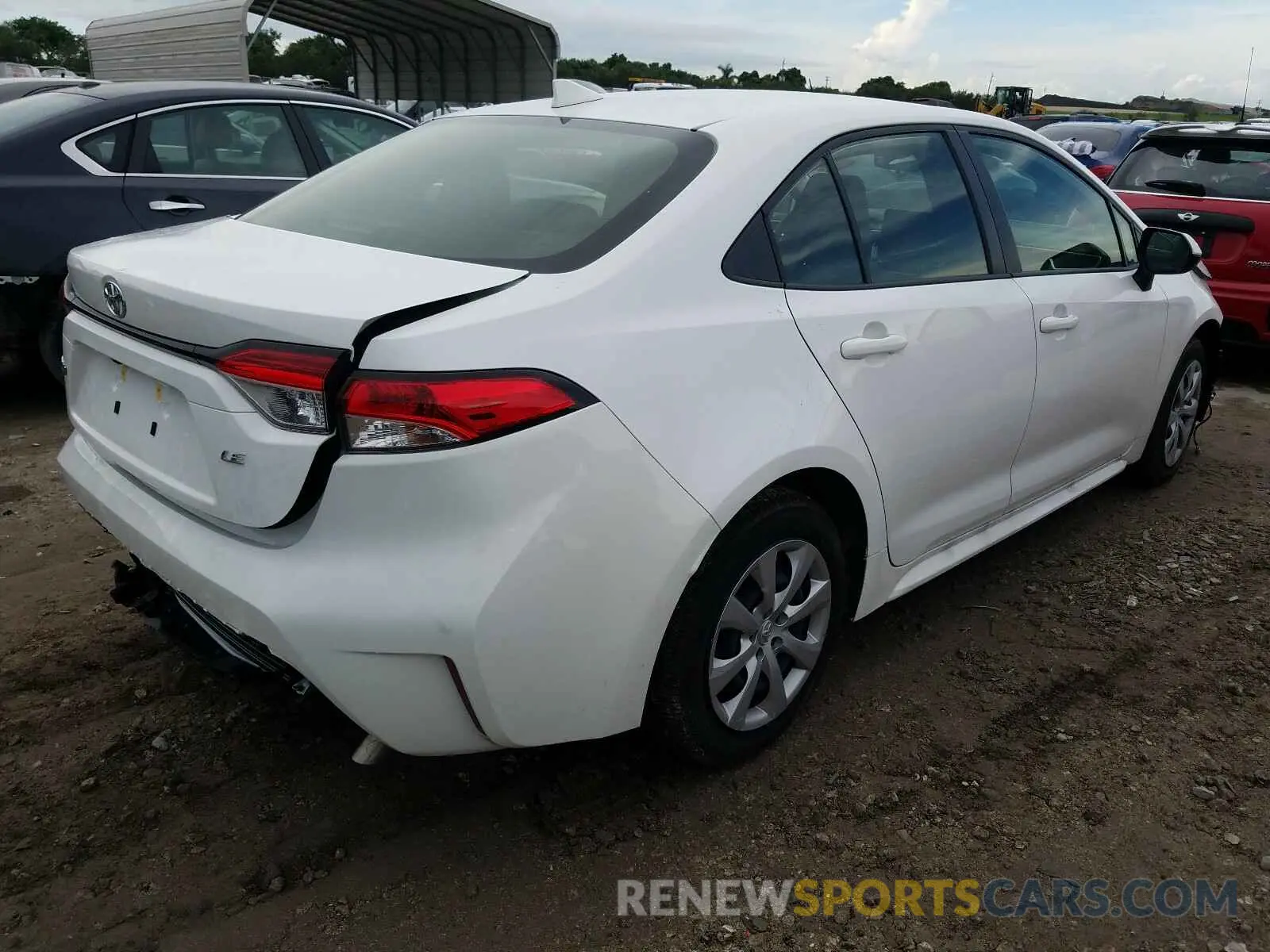 4 Photograph of a damaged car JTDEPMAE2MJ117887 TOYOTA COROLLA 2021
