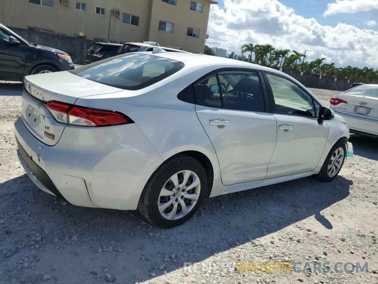 3 Photograph of a damaged car JTDEPMAE2MJ118912 TOYOTA COROLLA 2021
